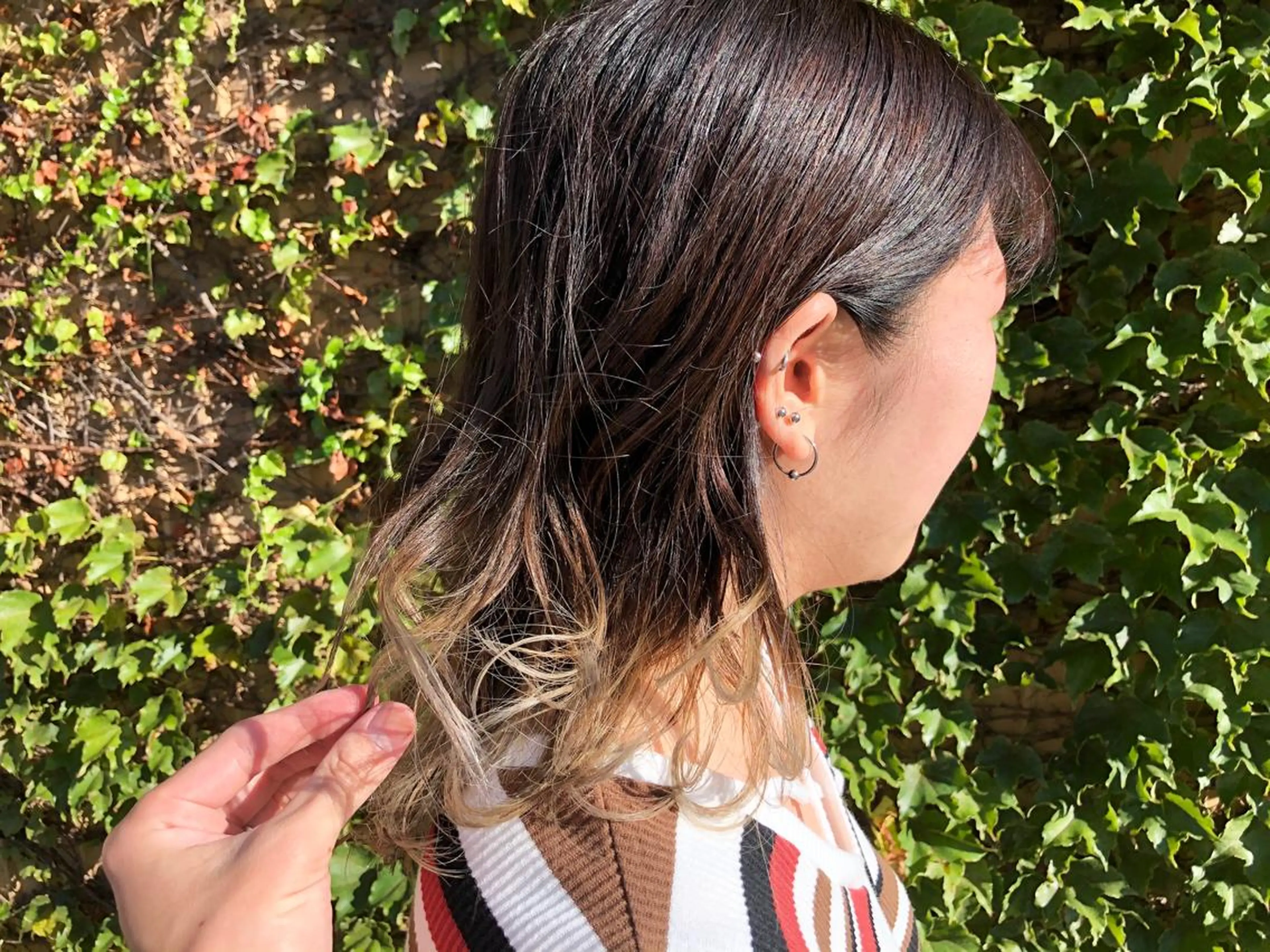 セミロング カラー 髪ふうせん所属・伊藤 光のヘアスタイル