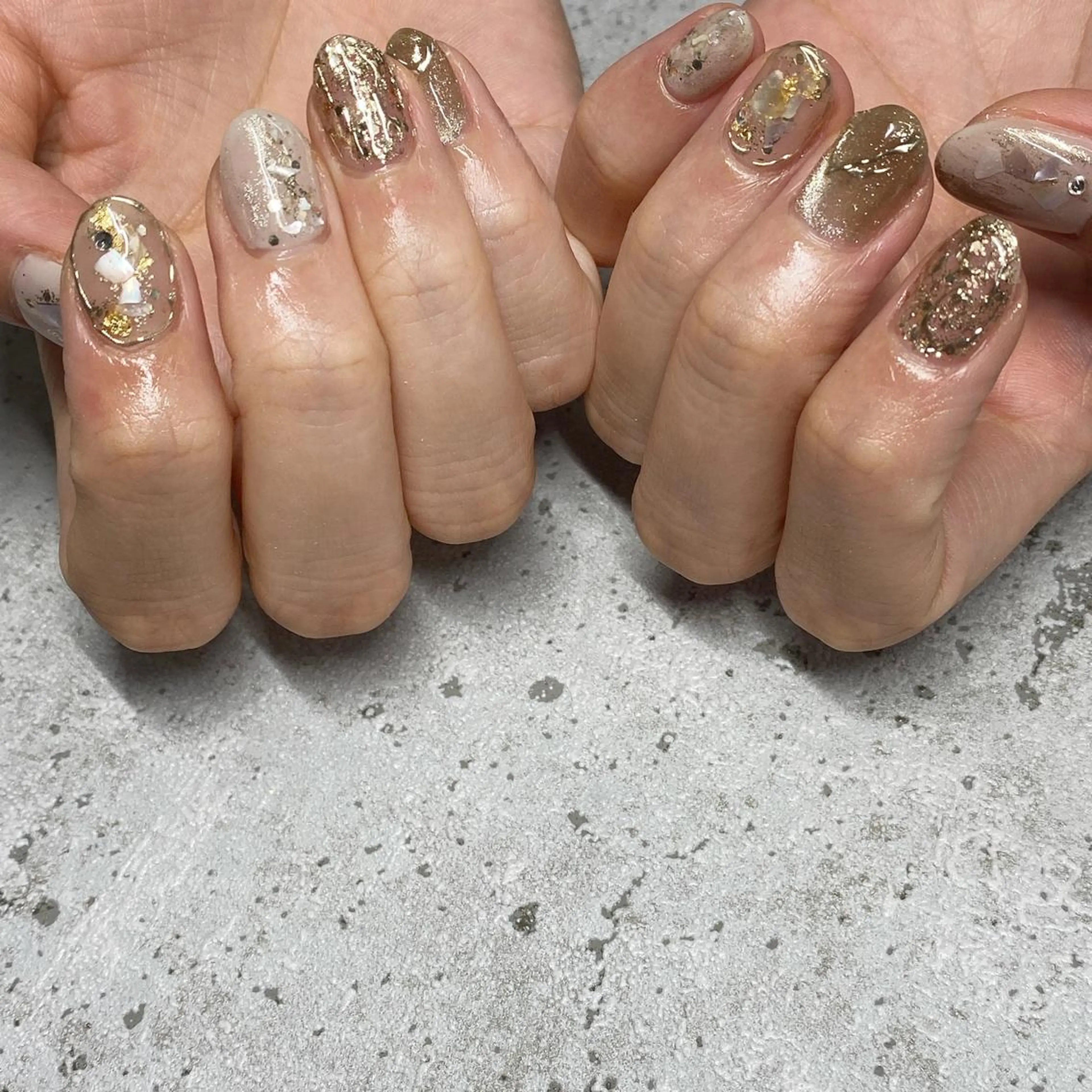 ネイル JERRIE 　 韓国ネイル/自爪育成所属・✴︎JERRIE✴︎ フィルイン対応店のネイルデザイン