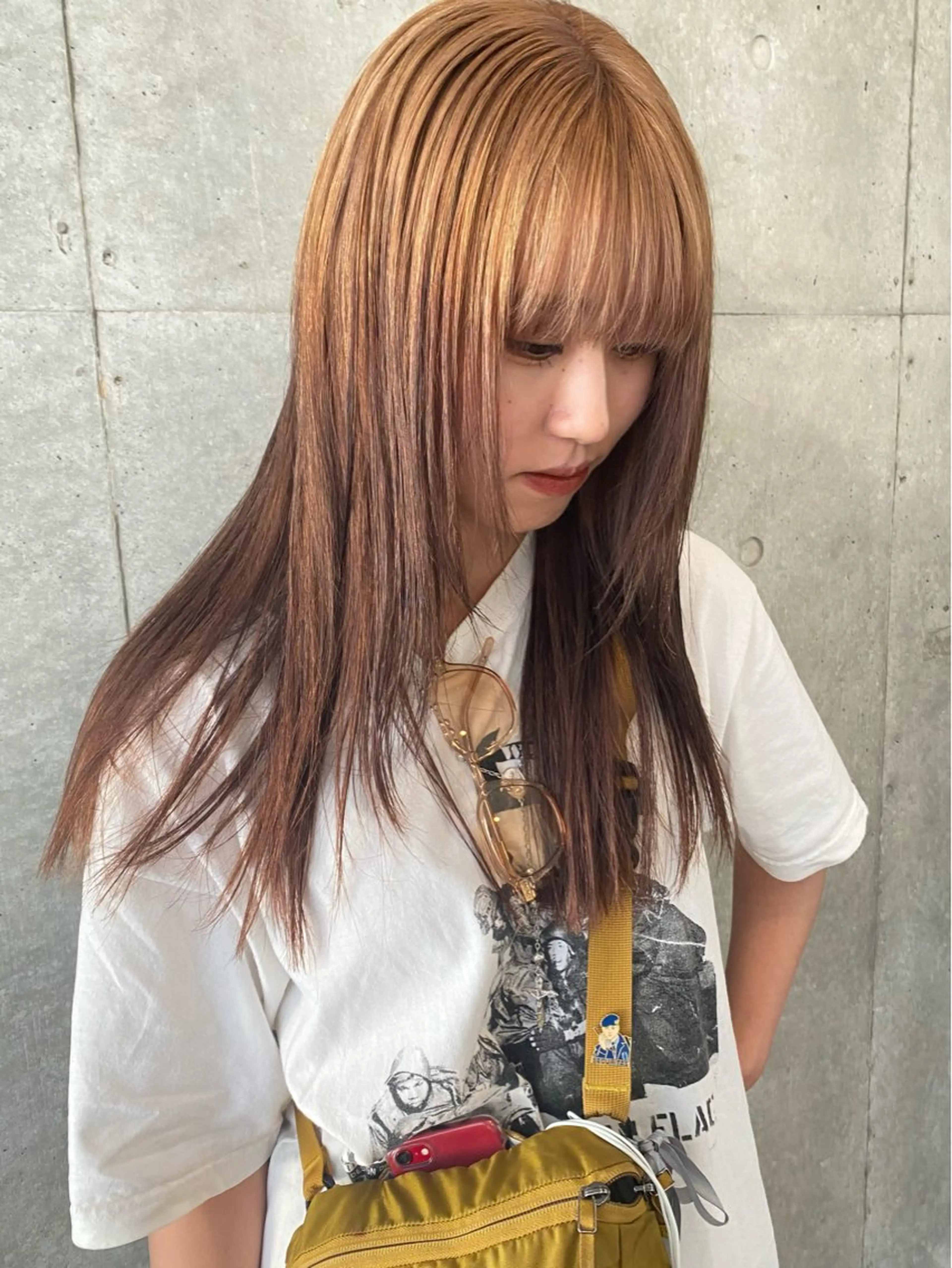 ロング カラー Yahiko ハイトーンのヘアスタイル