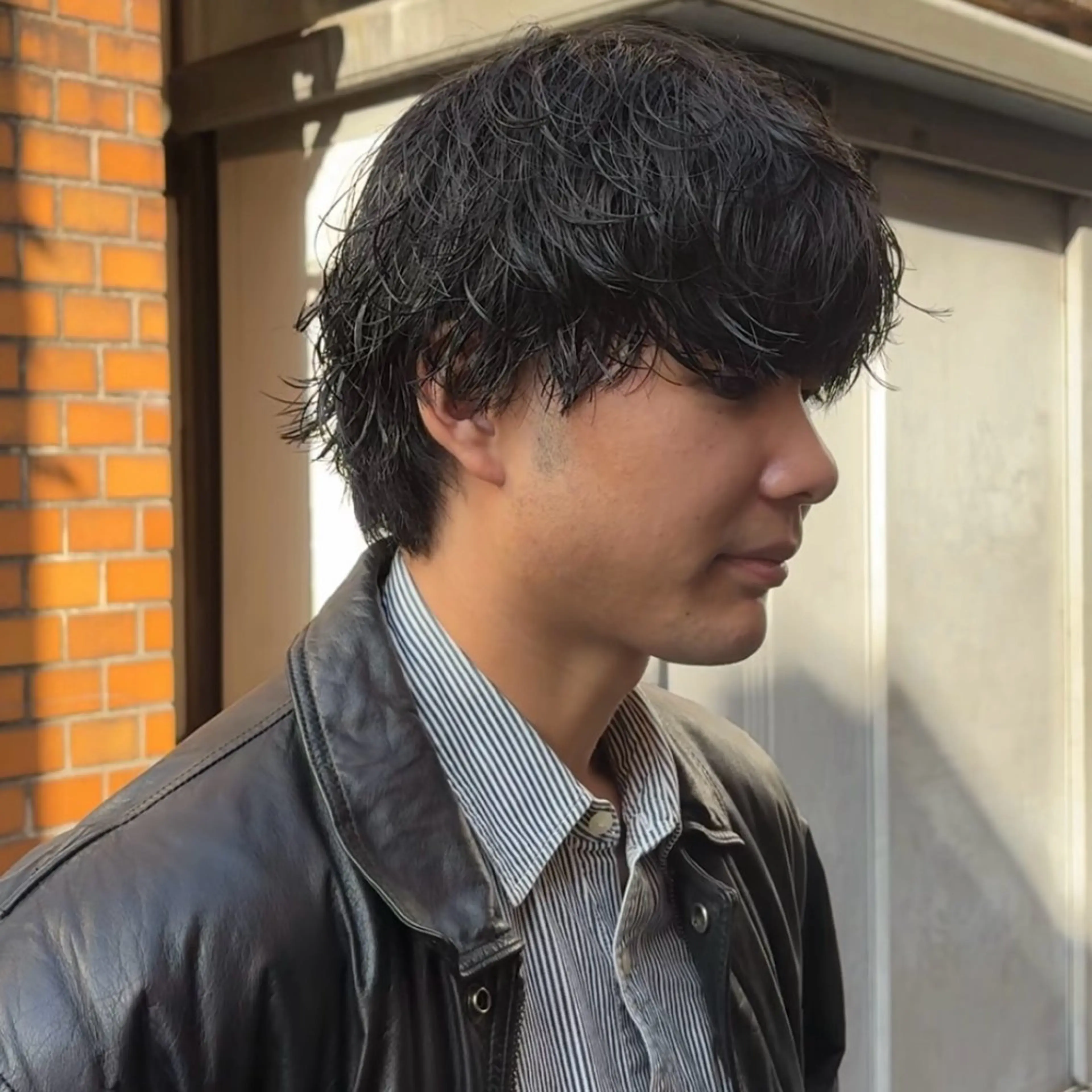 ショート パーマ メンズ 服に合うお洒落ヘア /GLOP リュートのヘアスタイル