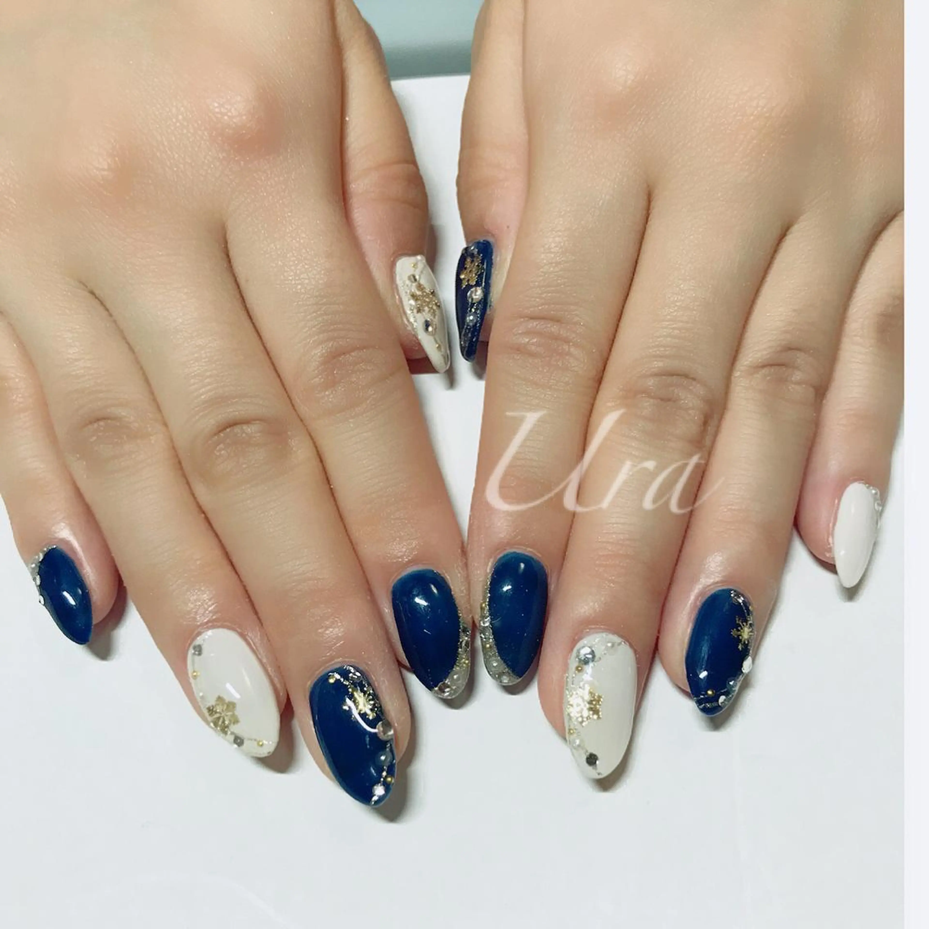 ネイル 冬ネイル UrakoNail 《nail》のネイルデザイン