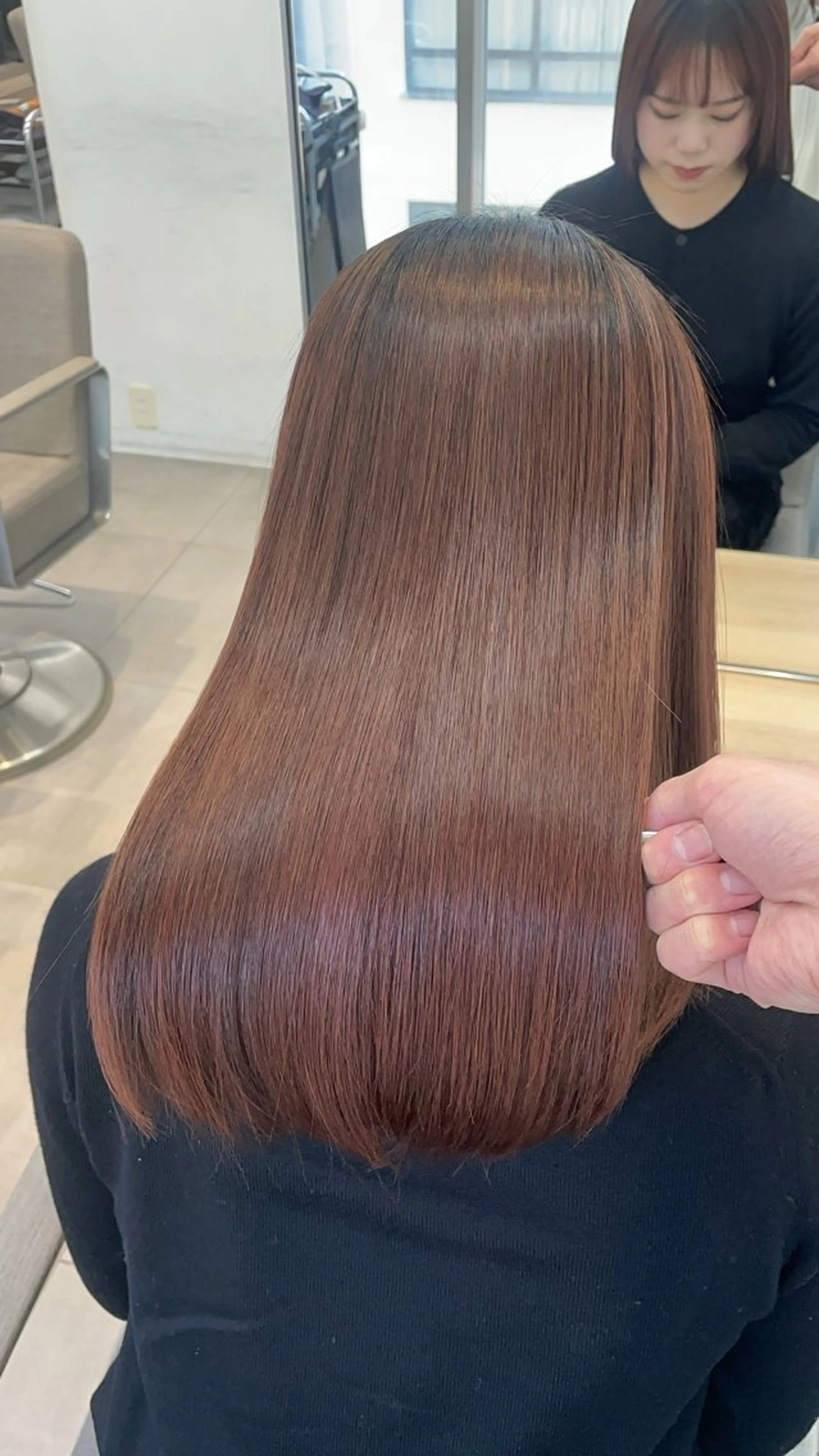 セミロング カラー 髪質改善 カット ヘアカラー トリートメント ✨髪質改善✨美髪 矯正🫧小泉のヘアスタイル