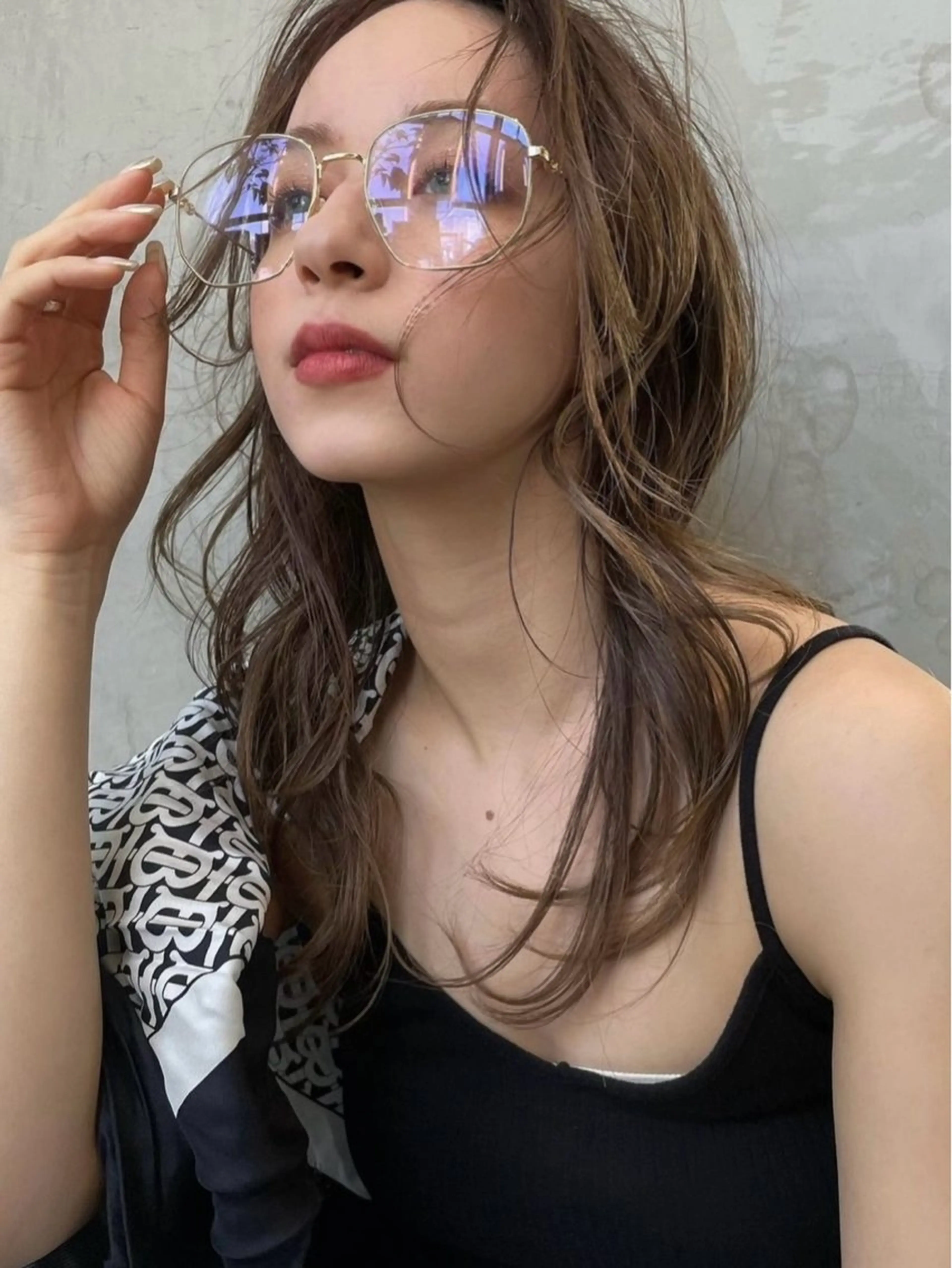 ミディアム カラー カット ヘアカラー トリートメント 🉐レイヤー/塩見 弘樹🉐渋谷のヘアスタイル