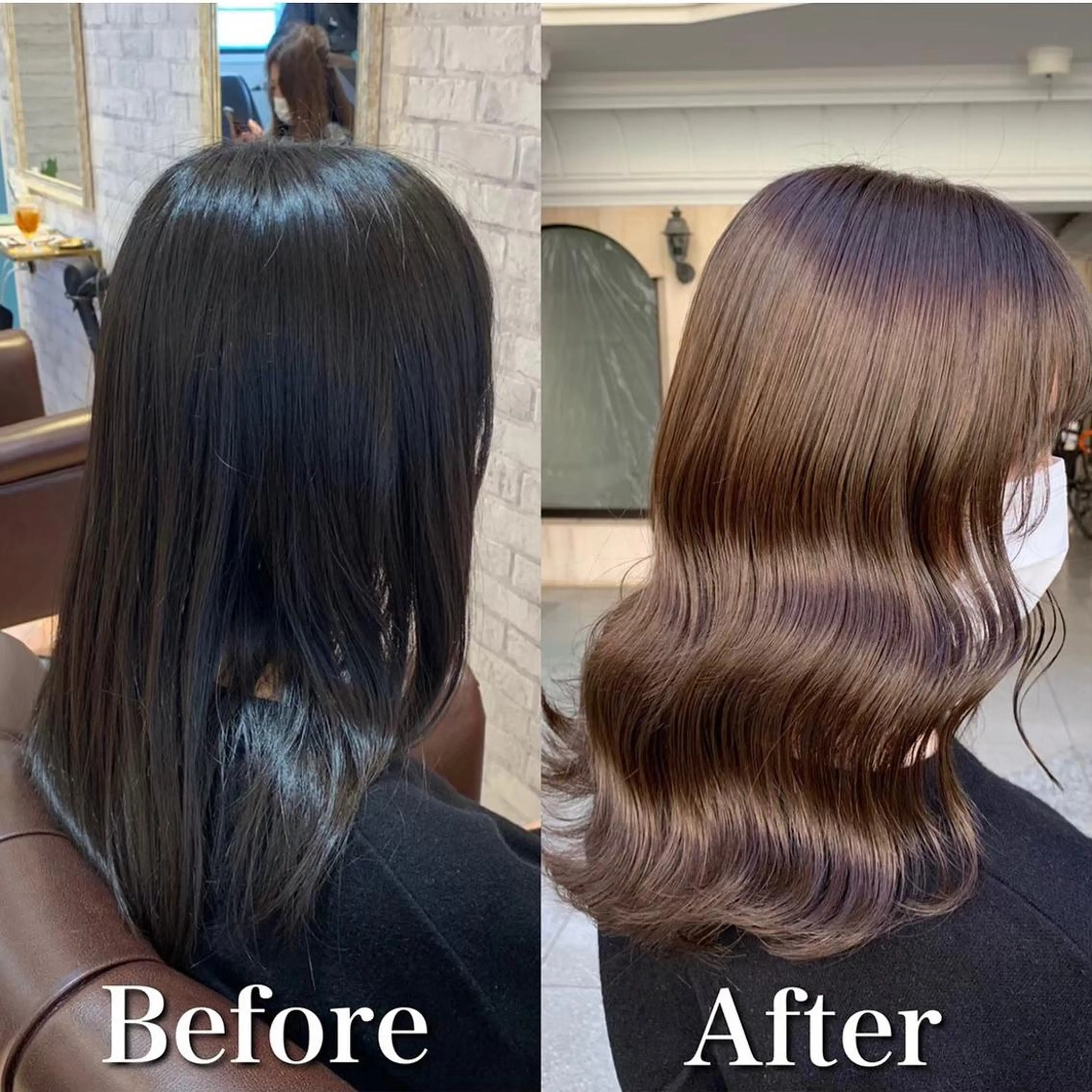 セミロング カラー Natural所属・小柳 公邦のヘアスタイル