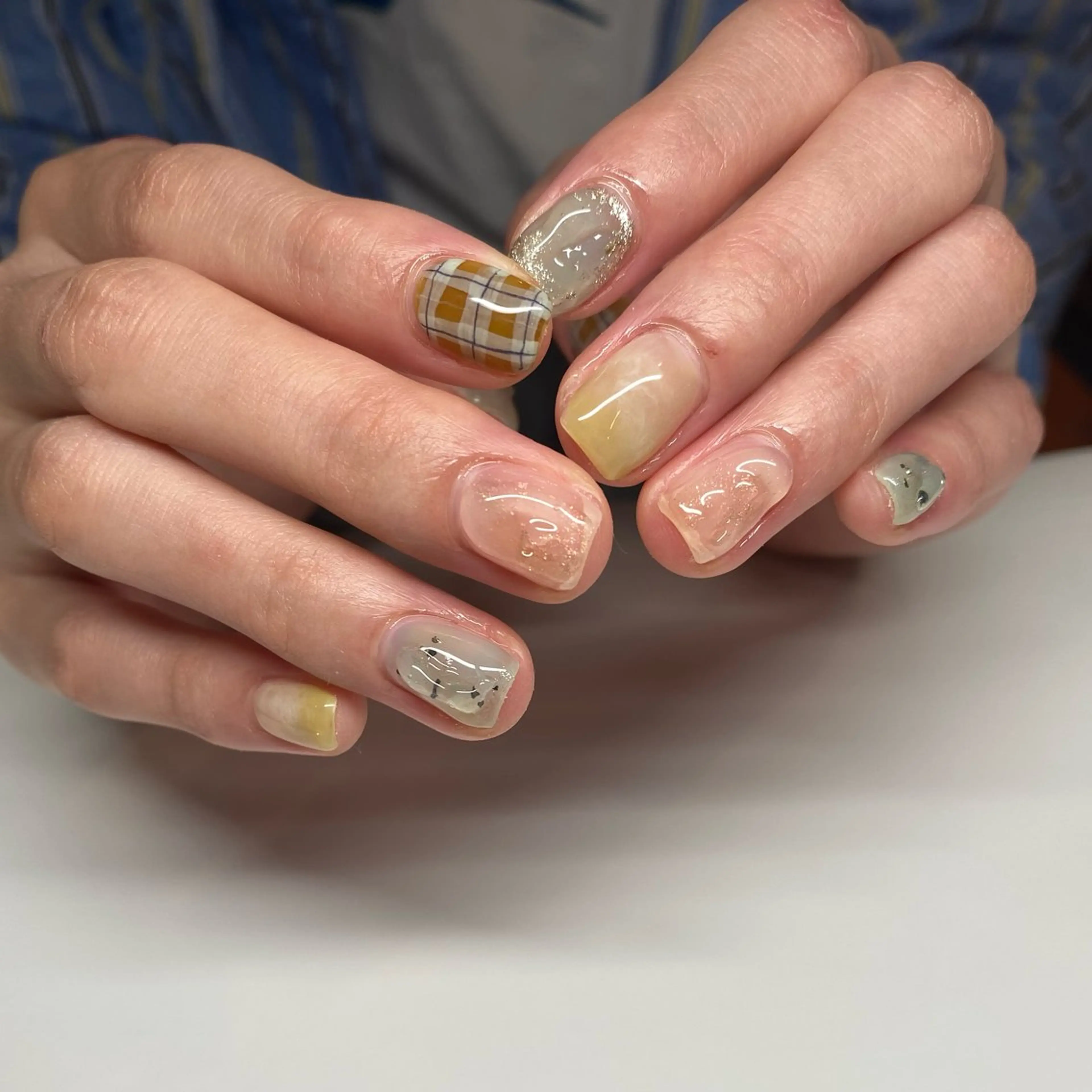 ネイル ニュアンスネイル 濵田 実沙/Manonのネイルデザイン