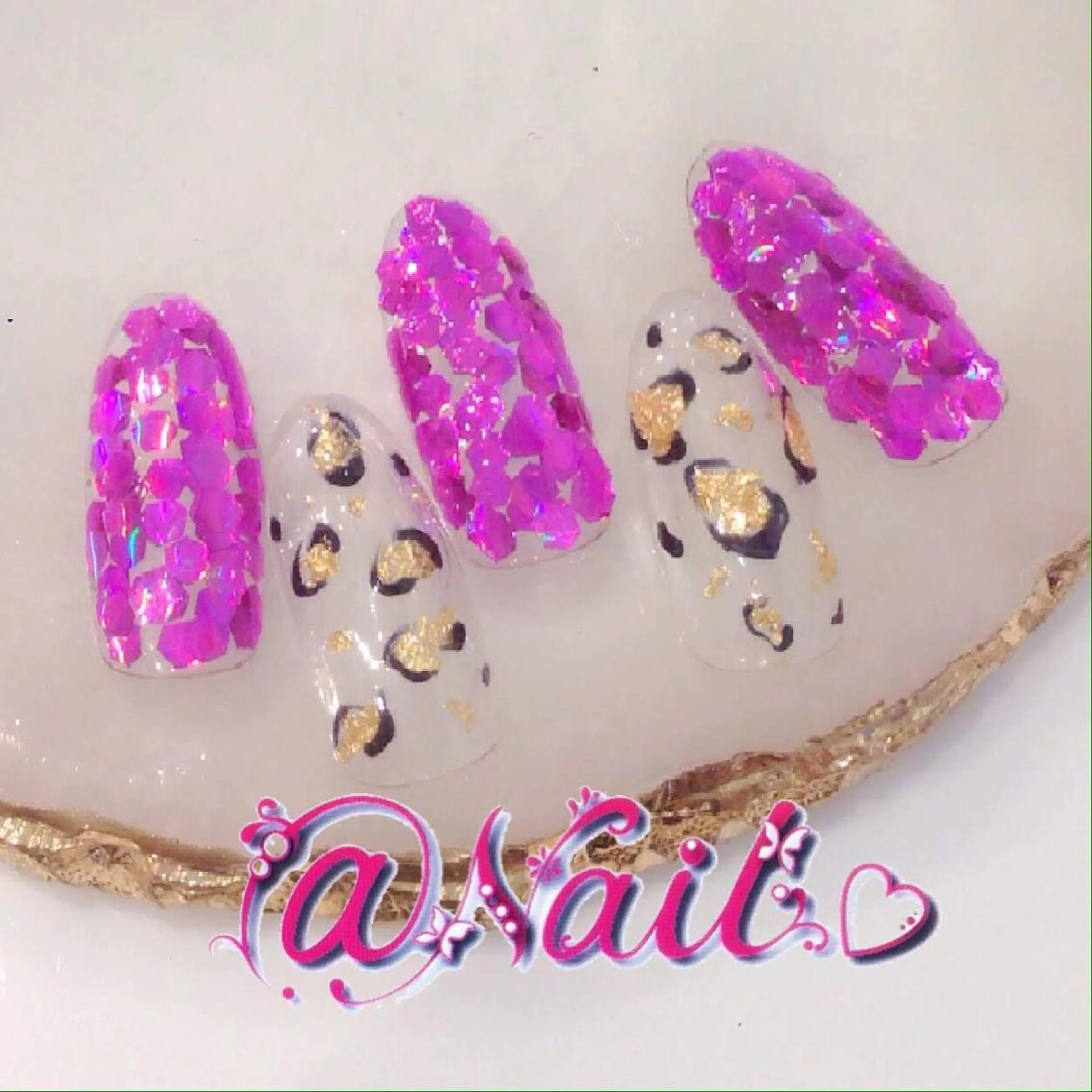 ネイル ネイルチップ 小尾 栞のネイルデザイン