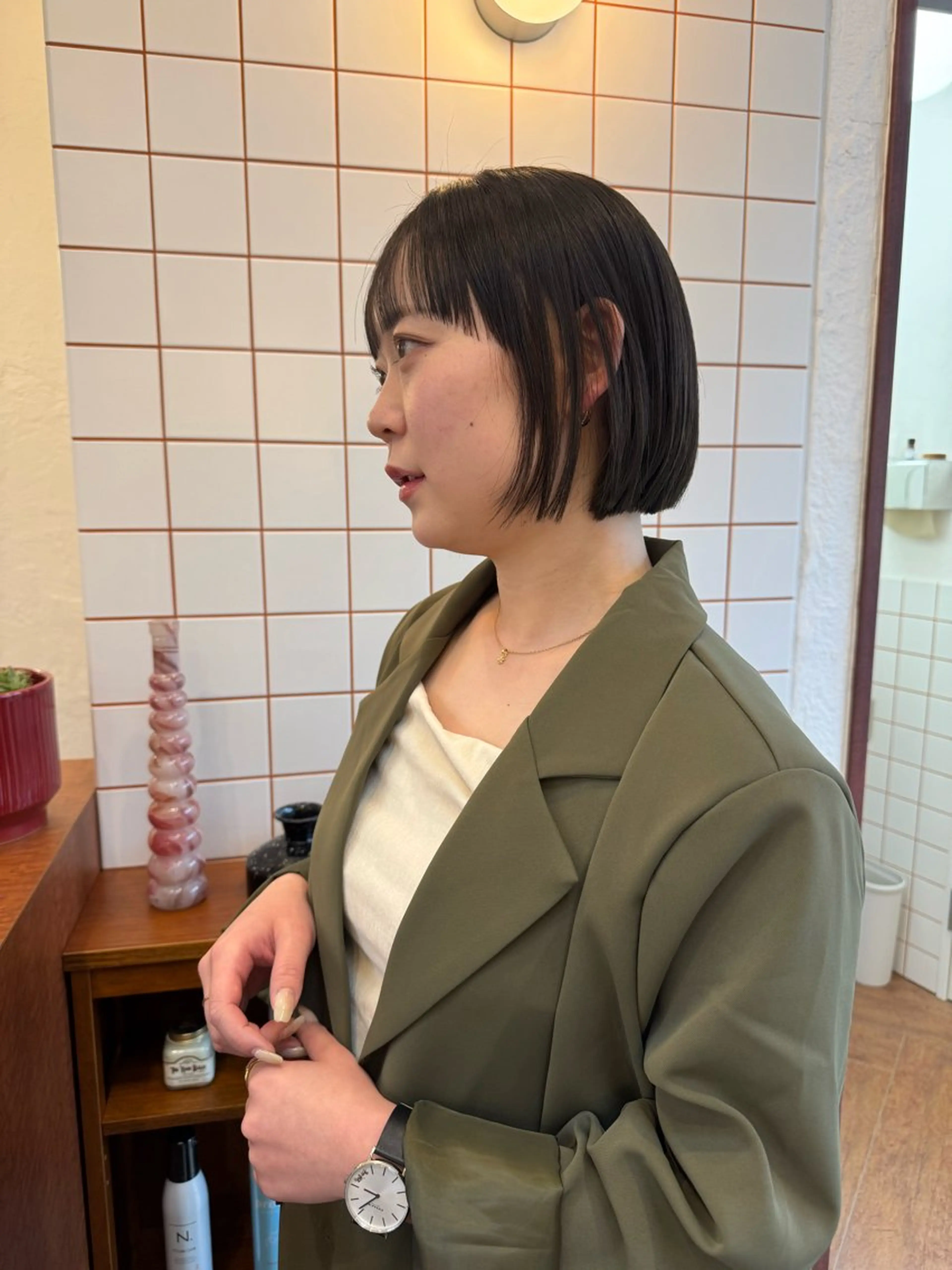 ショート カット ヘアカラー トリートメント illatos あやののヘアスタイル