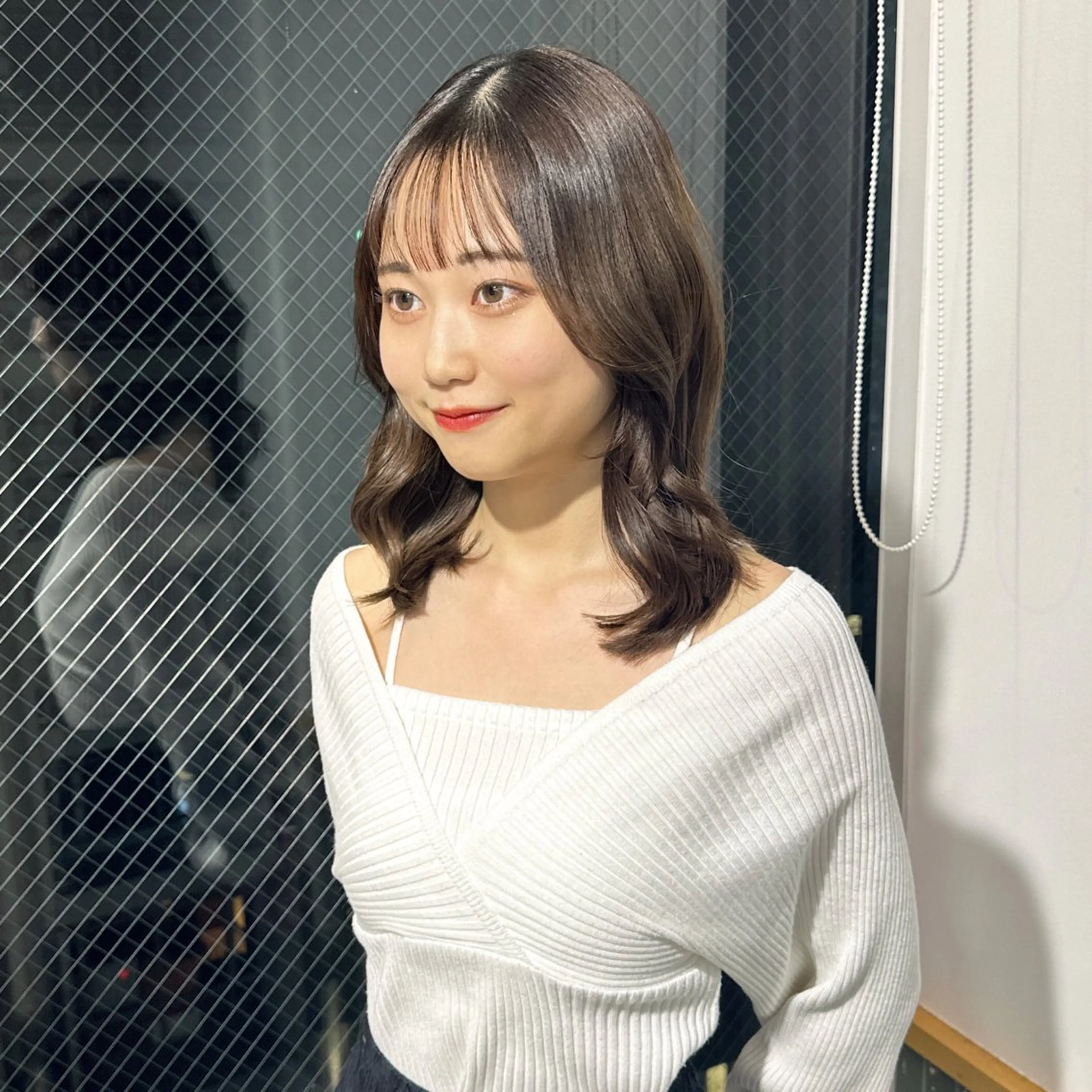 ミディアム カラー カット ヘアカラー トリートメント ブリーチなし/レイヤ ー特化🌈Tommyのヘアスタイル