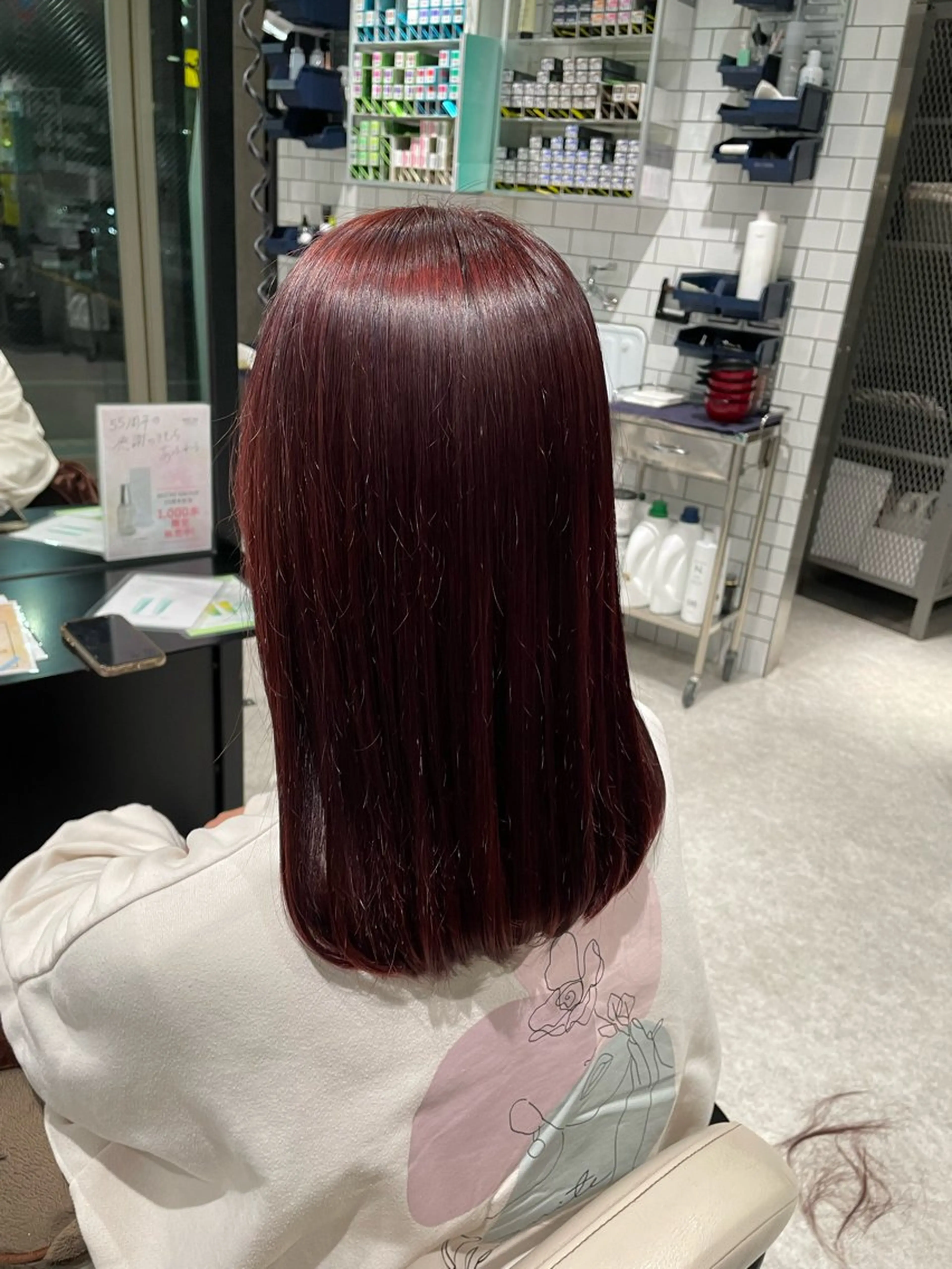 セミロング ボブ/ショートボブ/ 岡山駅/別曽遥也のヘアスタイル