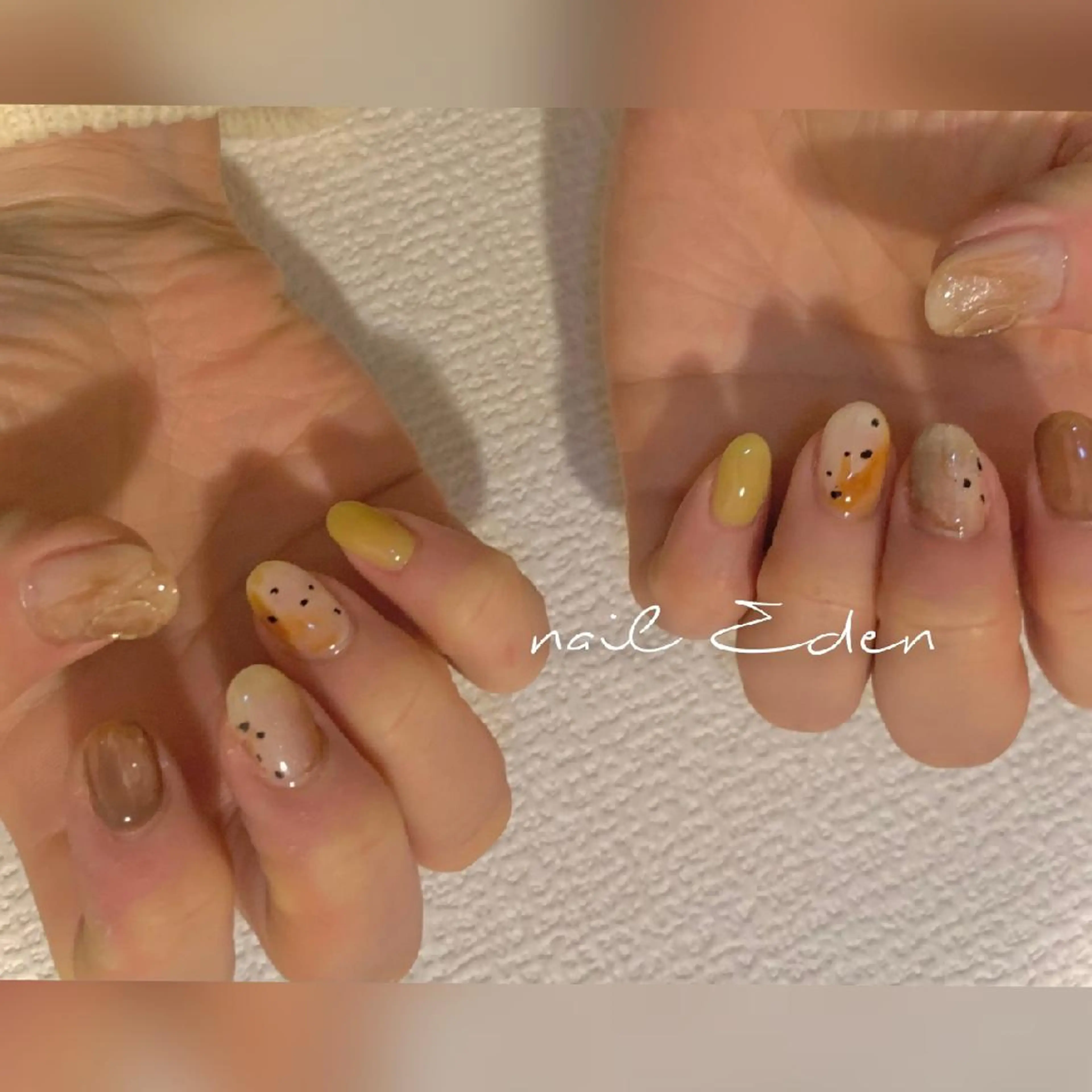 ネイル 持ち込み ハンドネイル ハンドケア Eden　private nail saron所属・Eden ♾️のネイルデザイン
