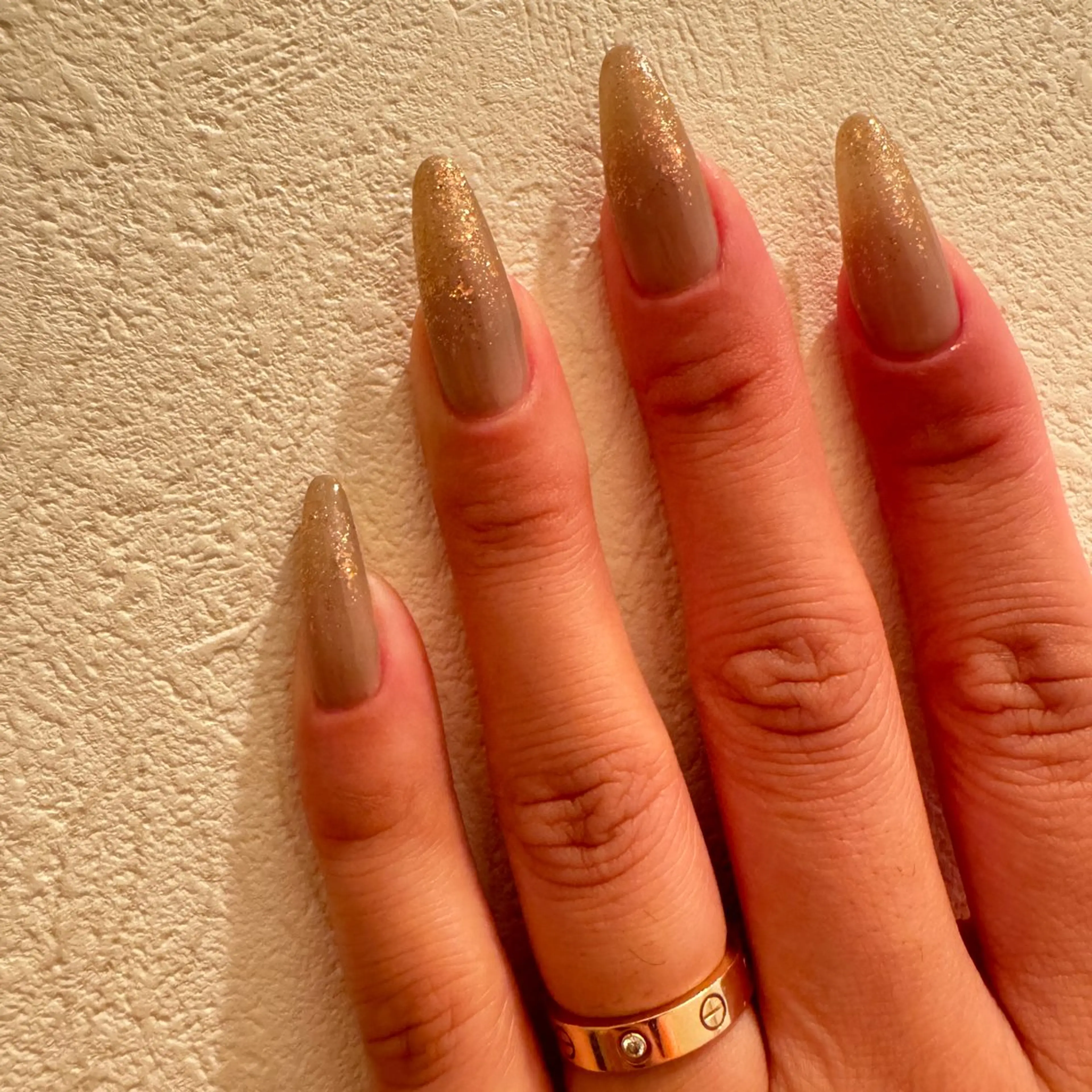 ネイル ラメ(グリッター) ワンカラーネイル ハンドネイル Girasol YUKIのネイルデザイン