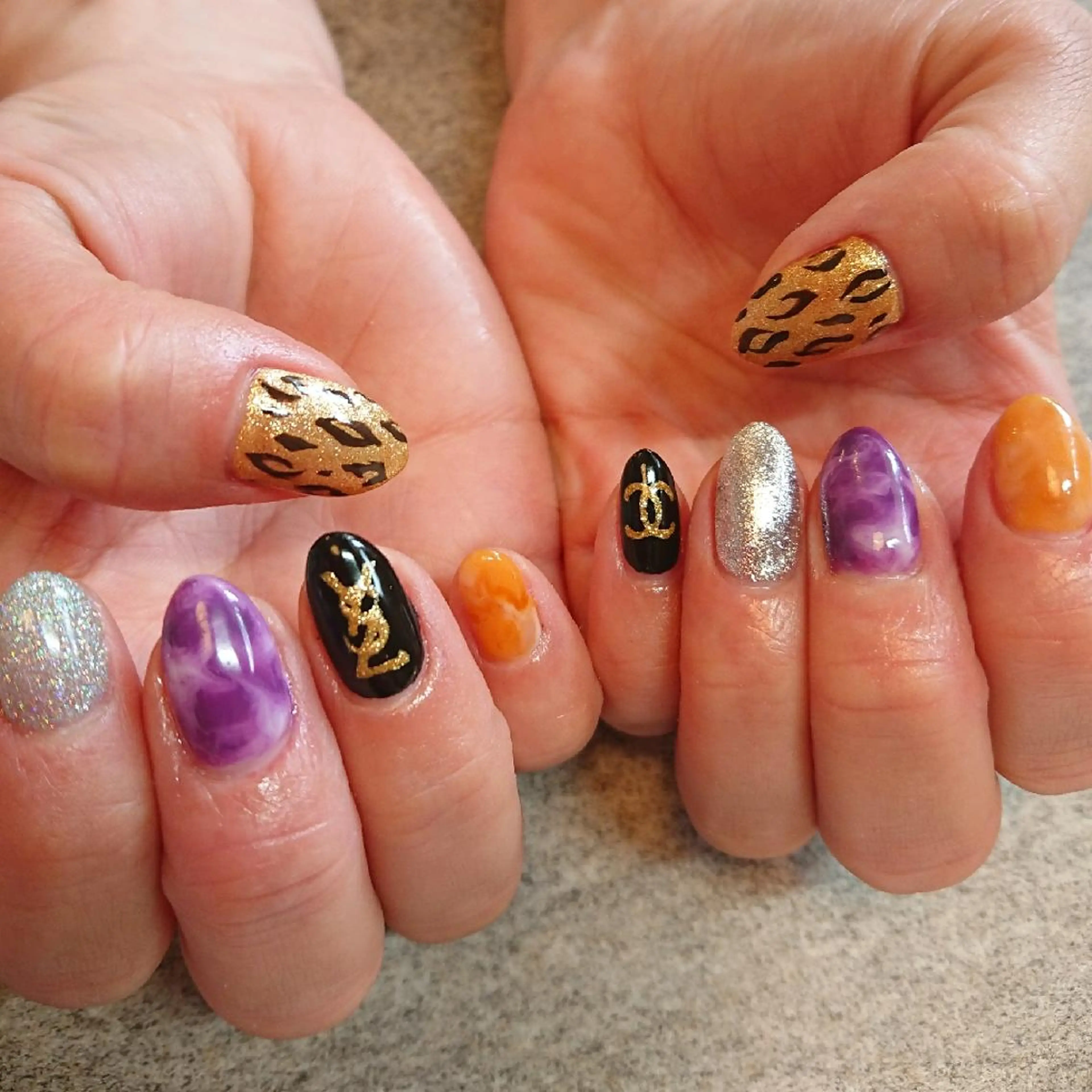 ネイル ジェヌインネイル 河内のネイルデザイン