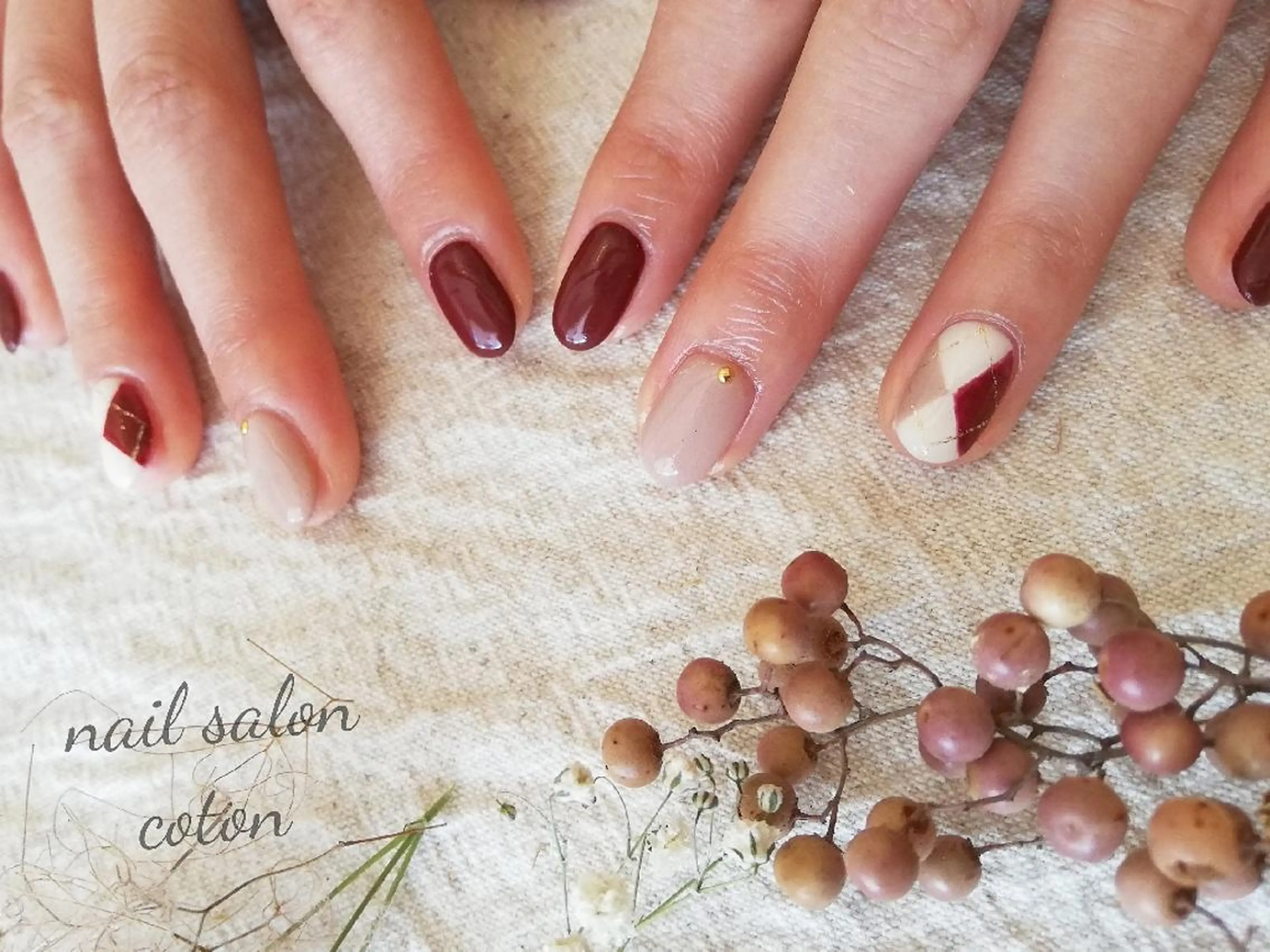 ネイル 🥀ネイルサロン cotonコトン🥀のネイルデザイン