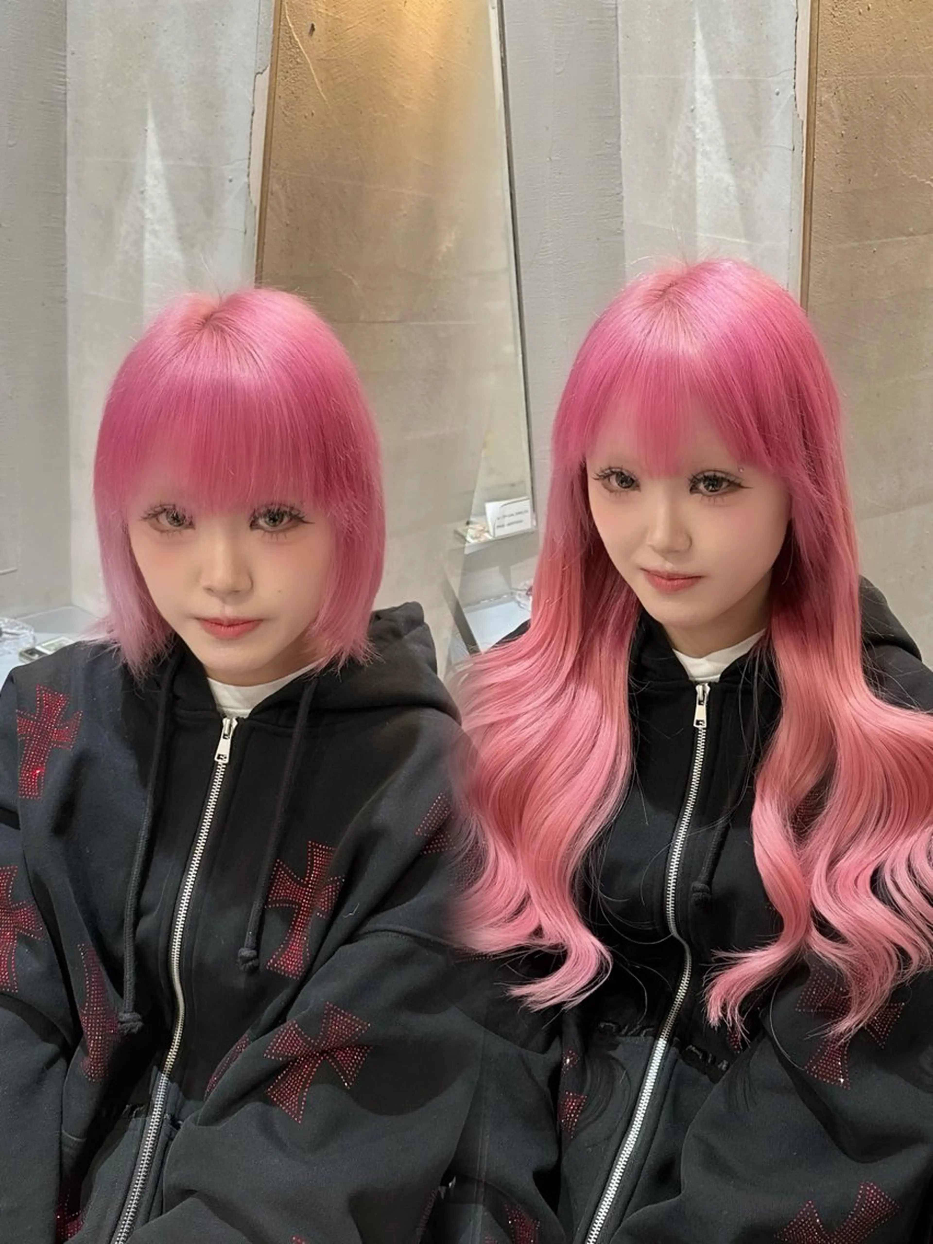 ロング エクステ ロング カット ヘアカラー トリートメント エクステ 💎韓国レイヤー ×エクステゆうま💎のヘアスタイル