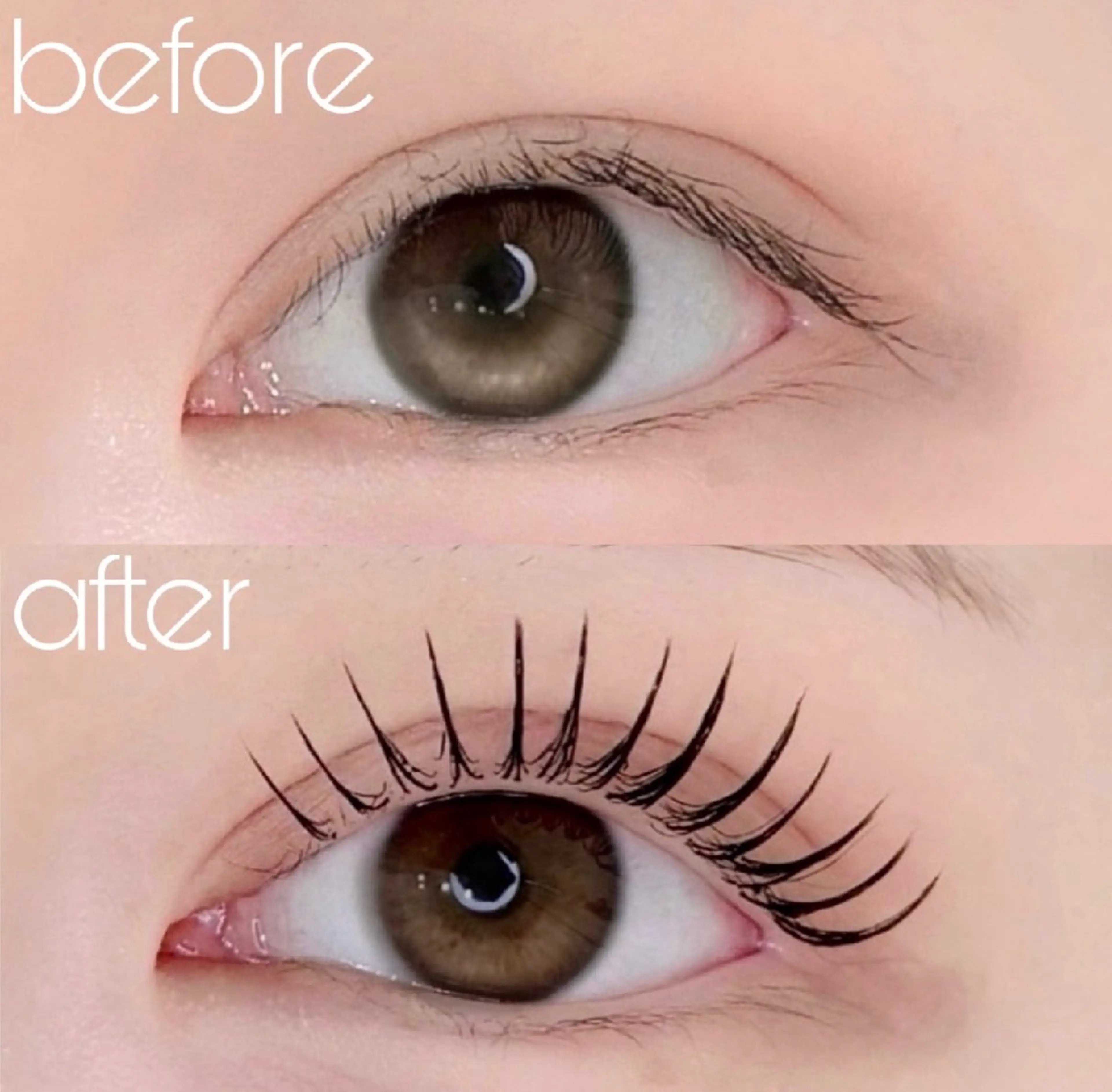 マツエク・マツパ 束感まつ毛 フラットラッシュ 韓国風マツエク ナチュラル パリジェンヌラッシュリフト GO TODAY 原宿Riora店所属・韓国束感まつげパーマ ｜根元立ち上げYUのマツエク・マツパデザイン