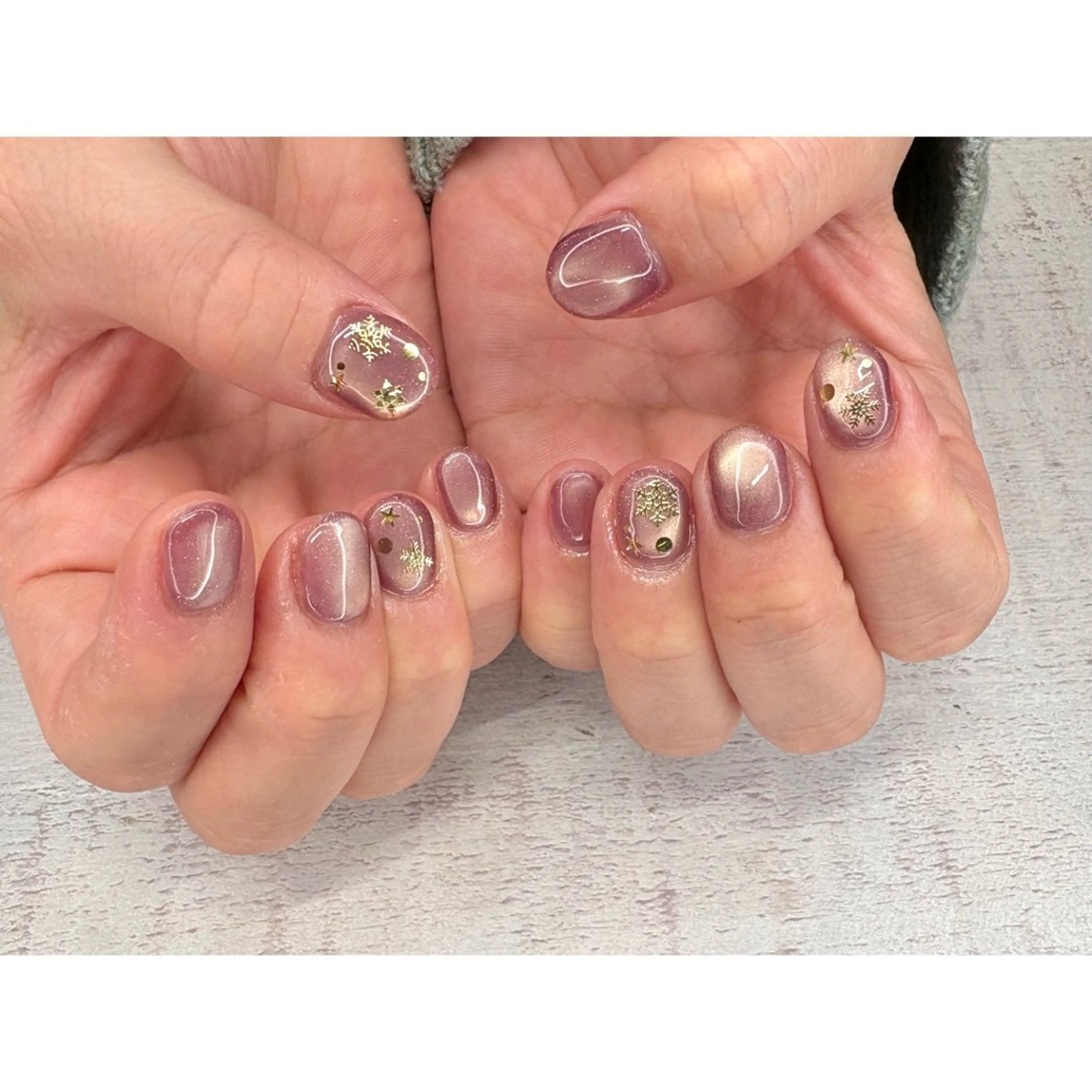 ネイル ハンドネイル 𖡼 yumenoのネイルデザイン