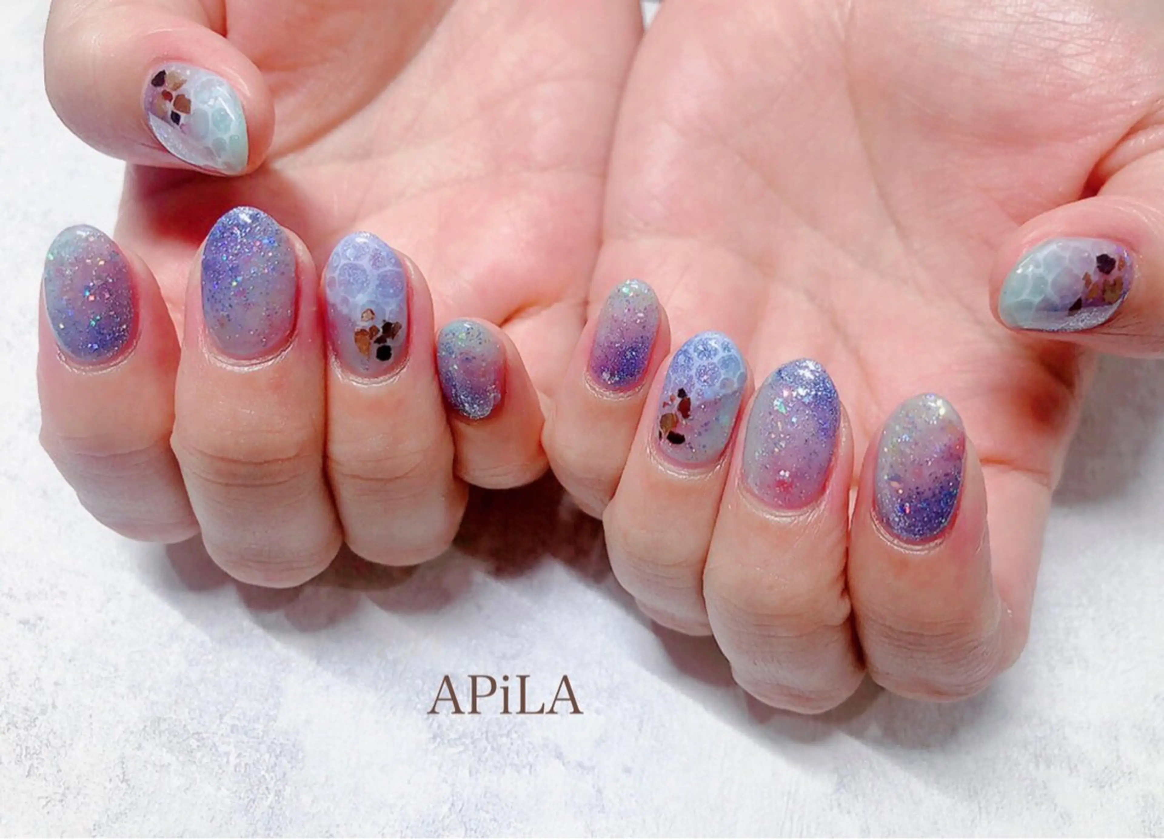 ネイル APiLA 甲斐田のネイルデザイン