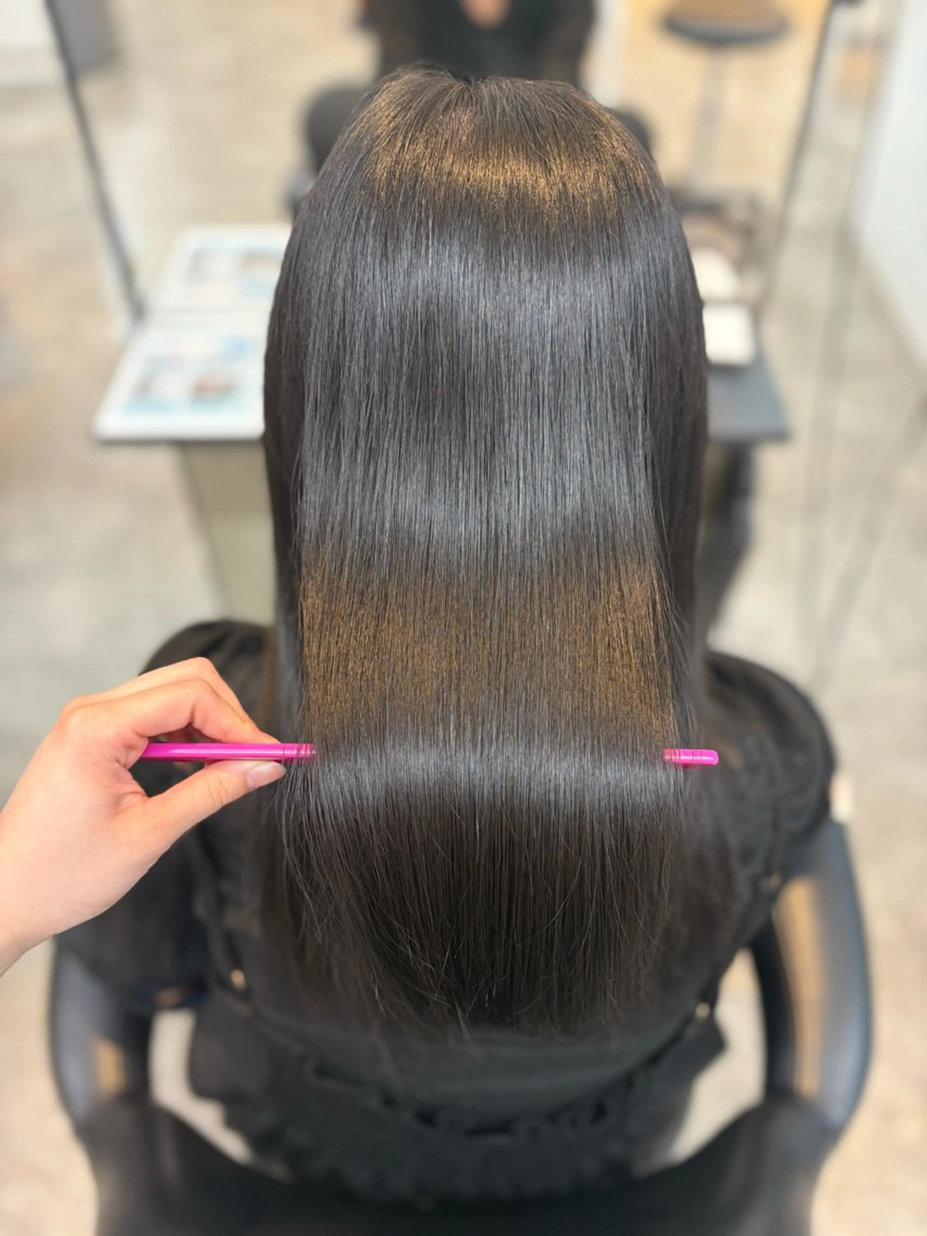 ロング 札幌艶髪/透明感 カラー🍓さつき🍓のヘアスタイル