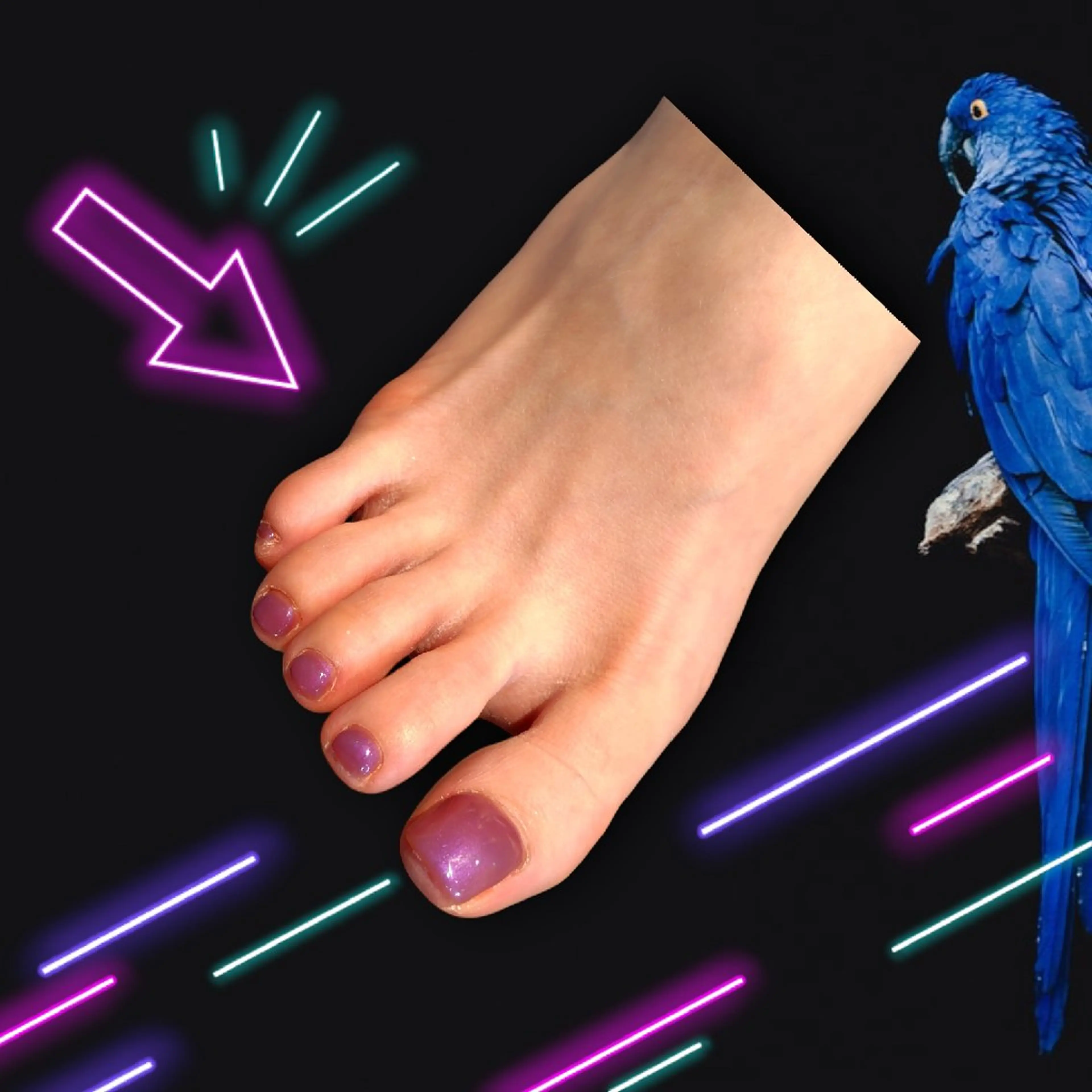 ネイル フットネイル ワンカラーネイル ネイルモデル募集 ロデロデのネイルデザイン