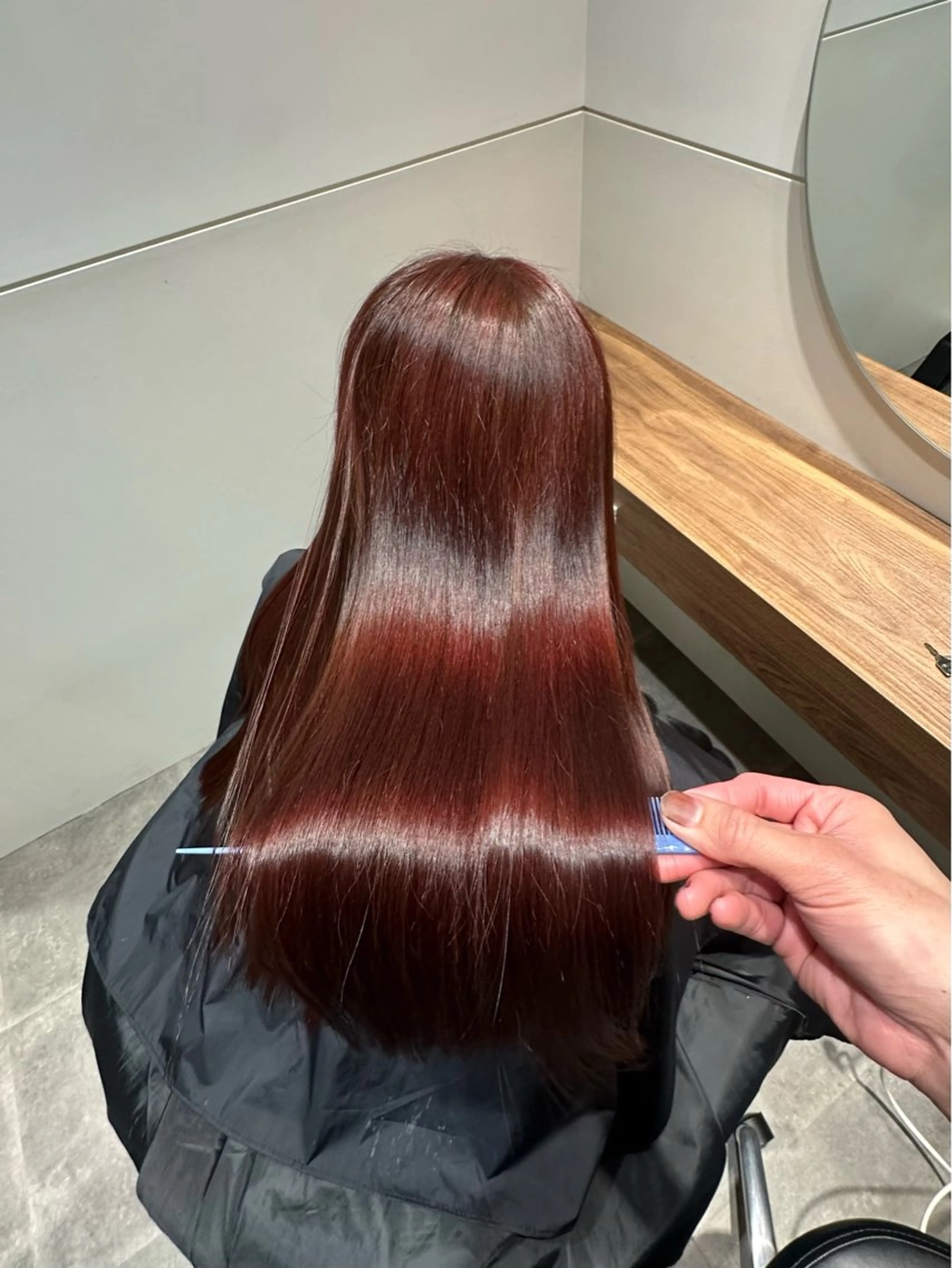 ロング カラー ヘアカラー 縮毛矯正 トリートメント 【髪質改善のプロ】 上野/EMILのヘアスタイル