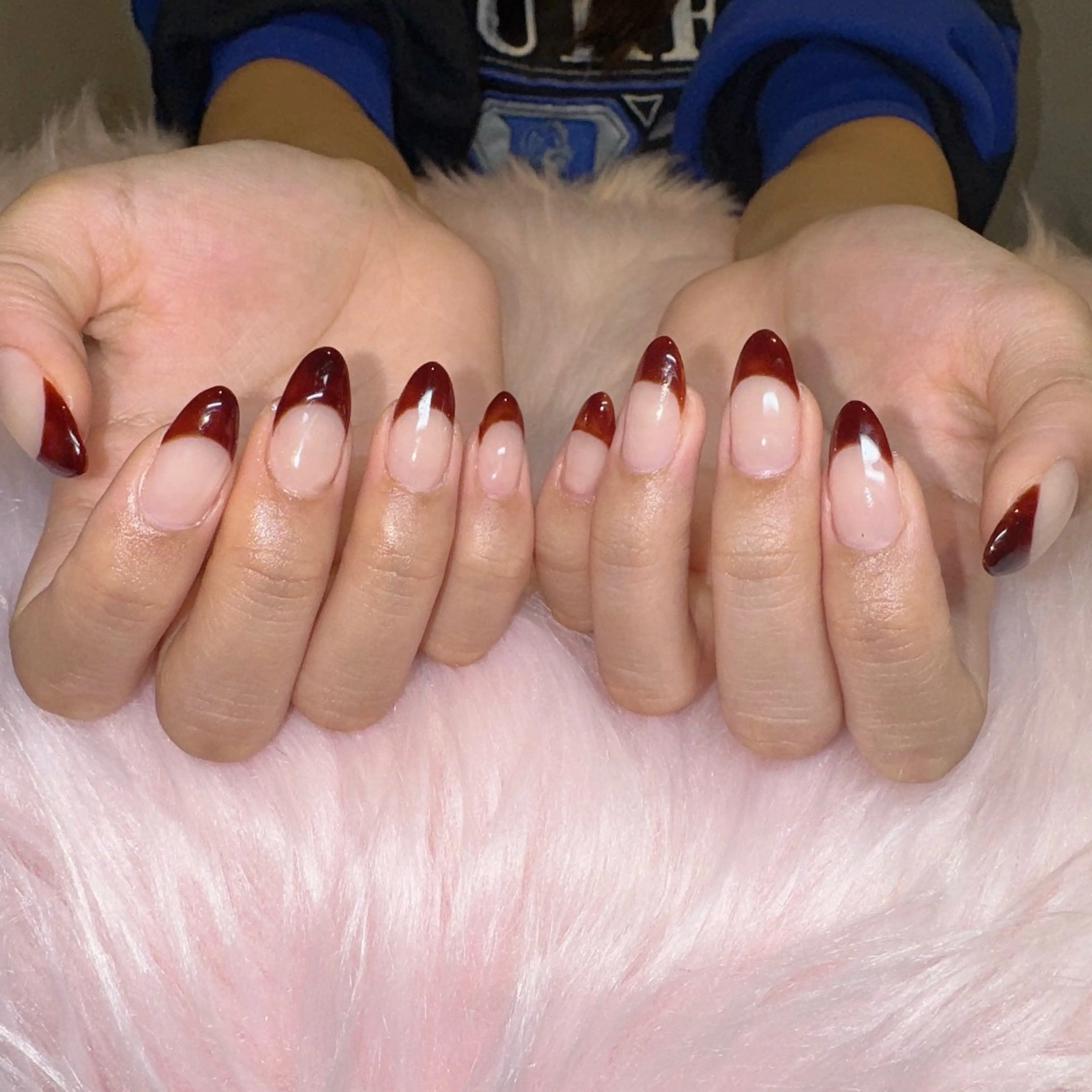 ネイル ハンドネイル RIEKO🍒 ワンホン♡推しネイルのネイルデザイン