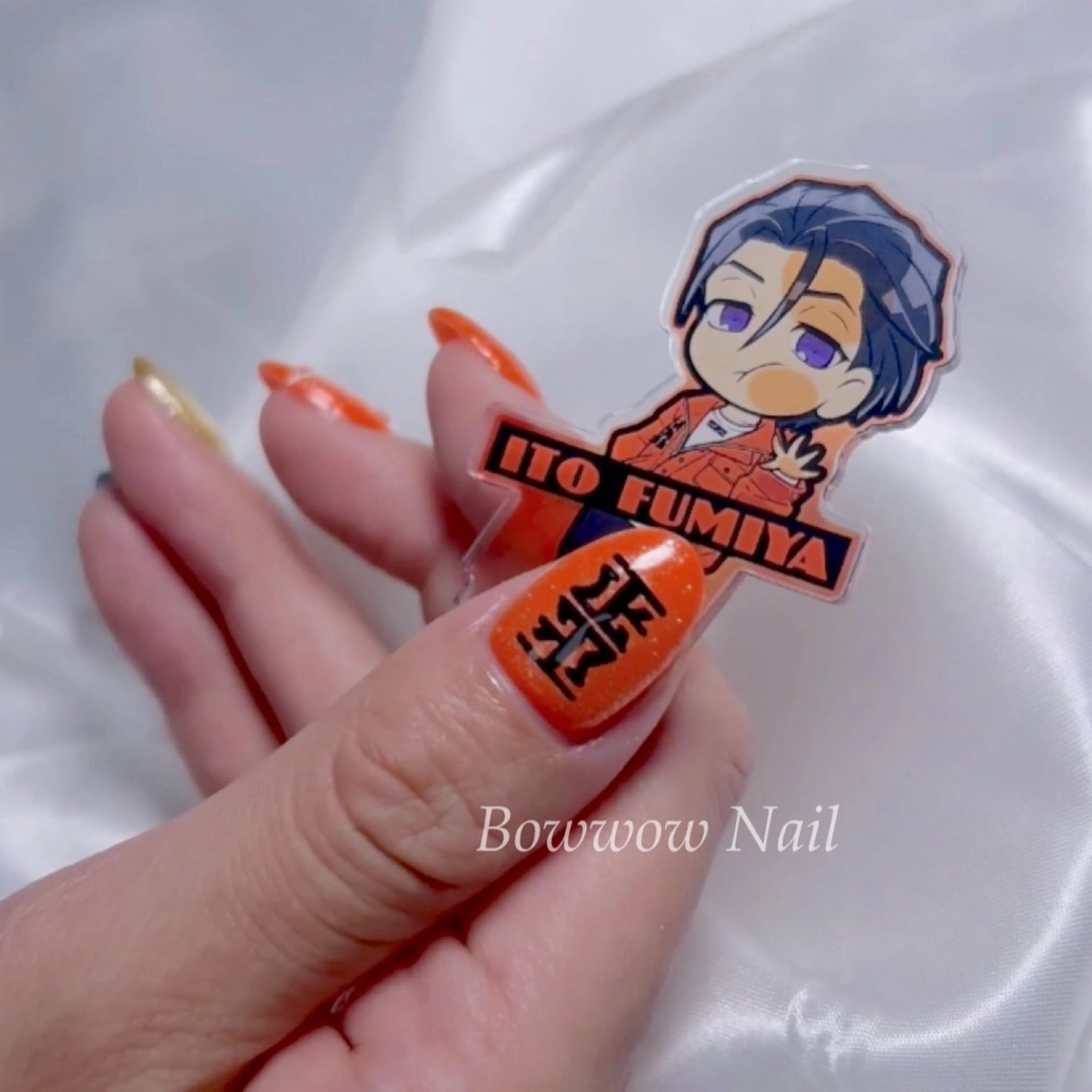 ネイル 長さ出し 韓国ネイル ワンホンネイル Bow wow Nail さや🧸のネイルデザイン