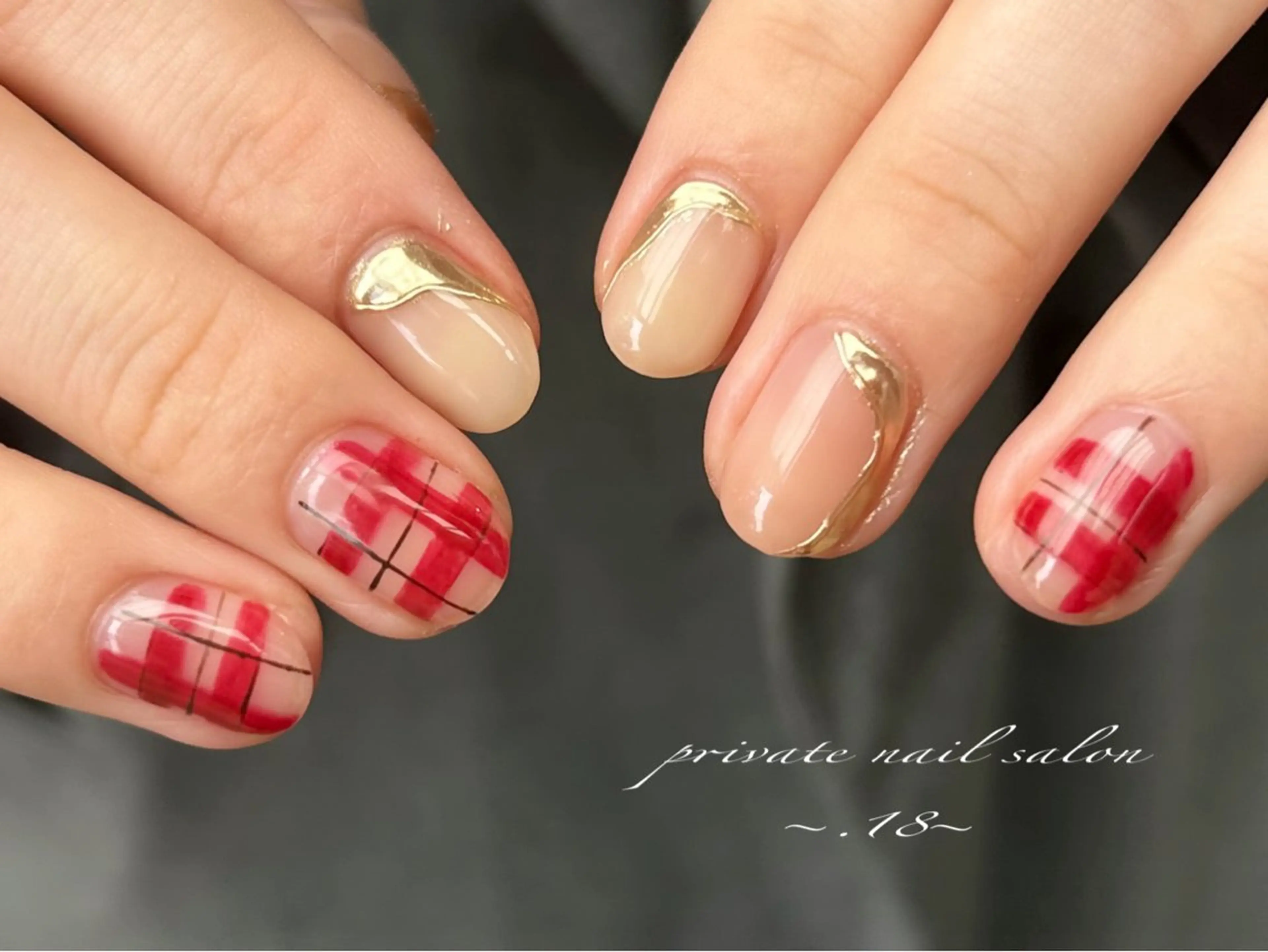 ネイル 長さ出し ジェルネイル 持ち込み パラジェル private nail salon〜.18〜所属・.18 〜のネイルデザイン