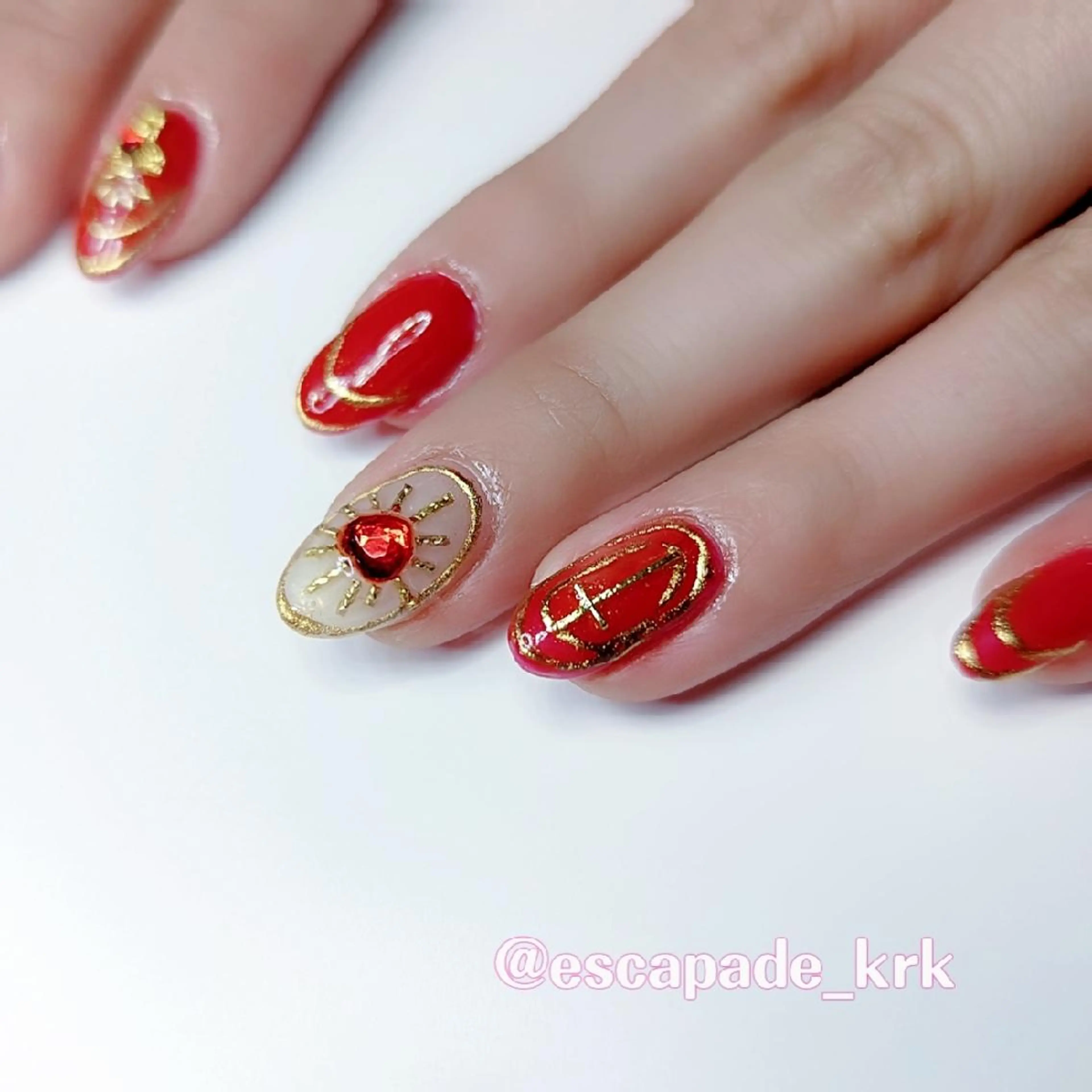 ネイル ショート ハンドネイル クロキ 。のネイルデザイン