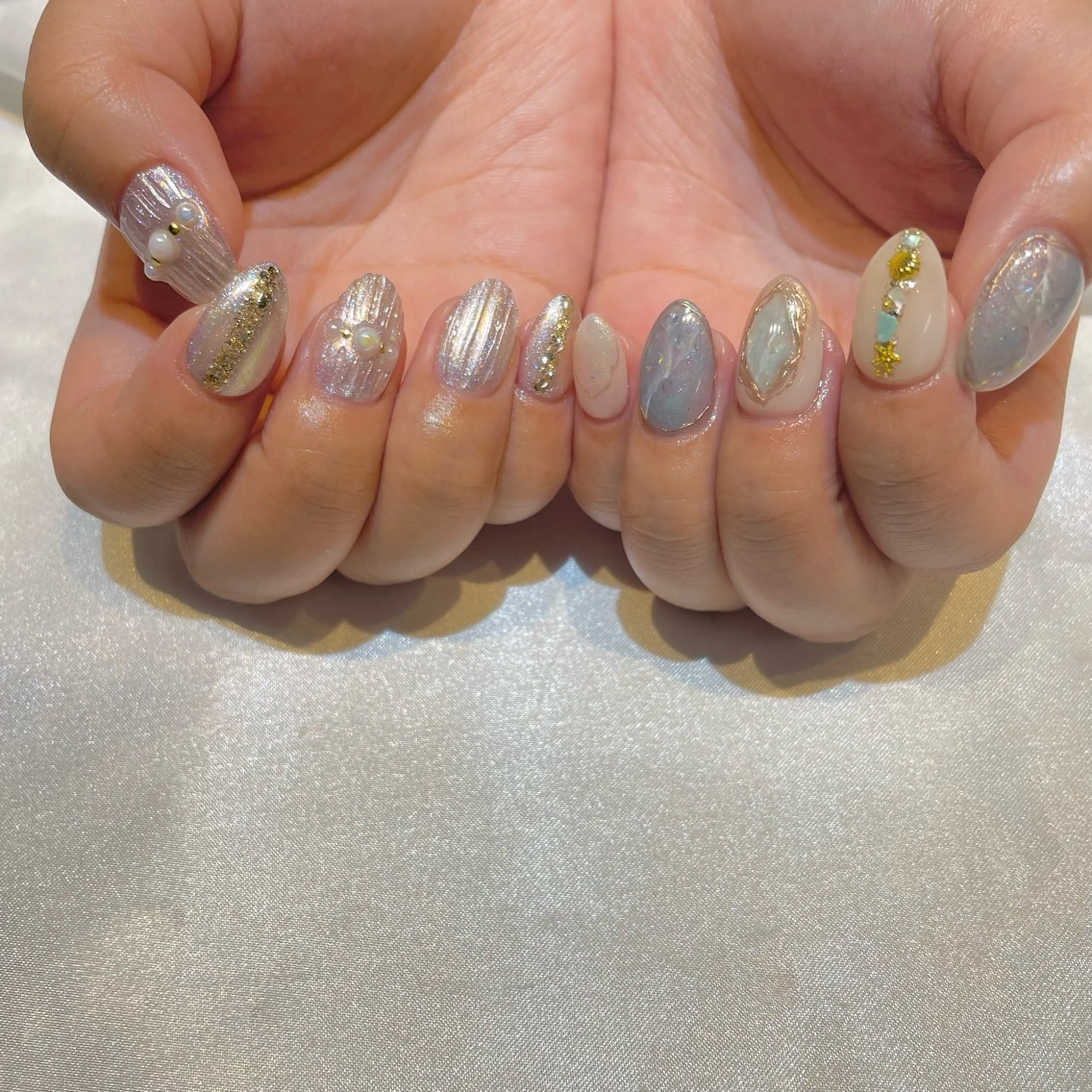 ネイル ハンドネイル 糀屋 彩奈のネイルデザイン