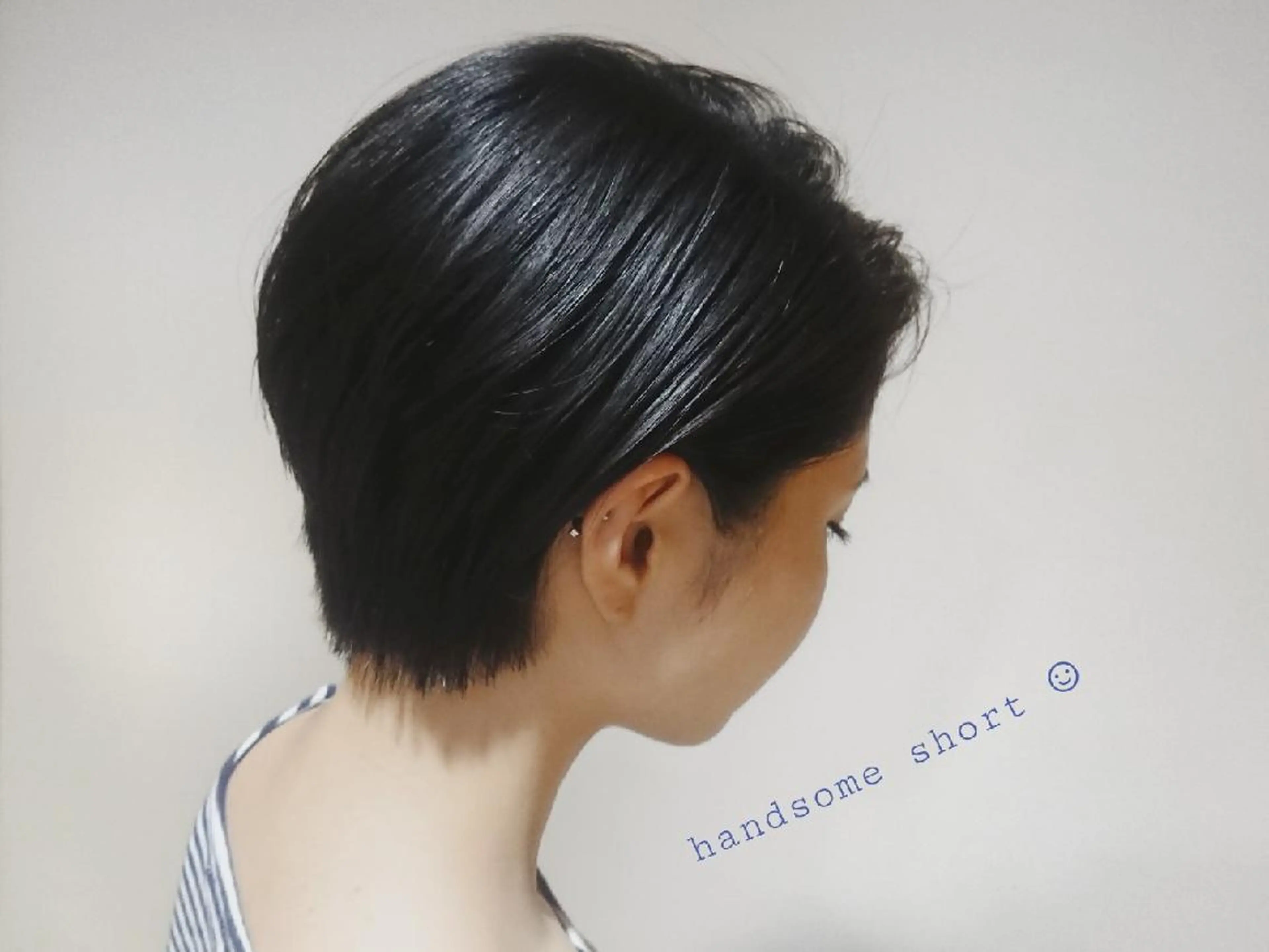 ショート パーマ 縮毛矯正 ストレートパーマ ✨ブリーチなし透明感 カラー✨ゆりかのヘアスタイル