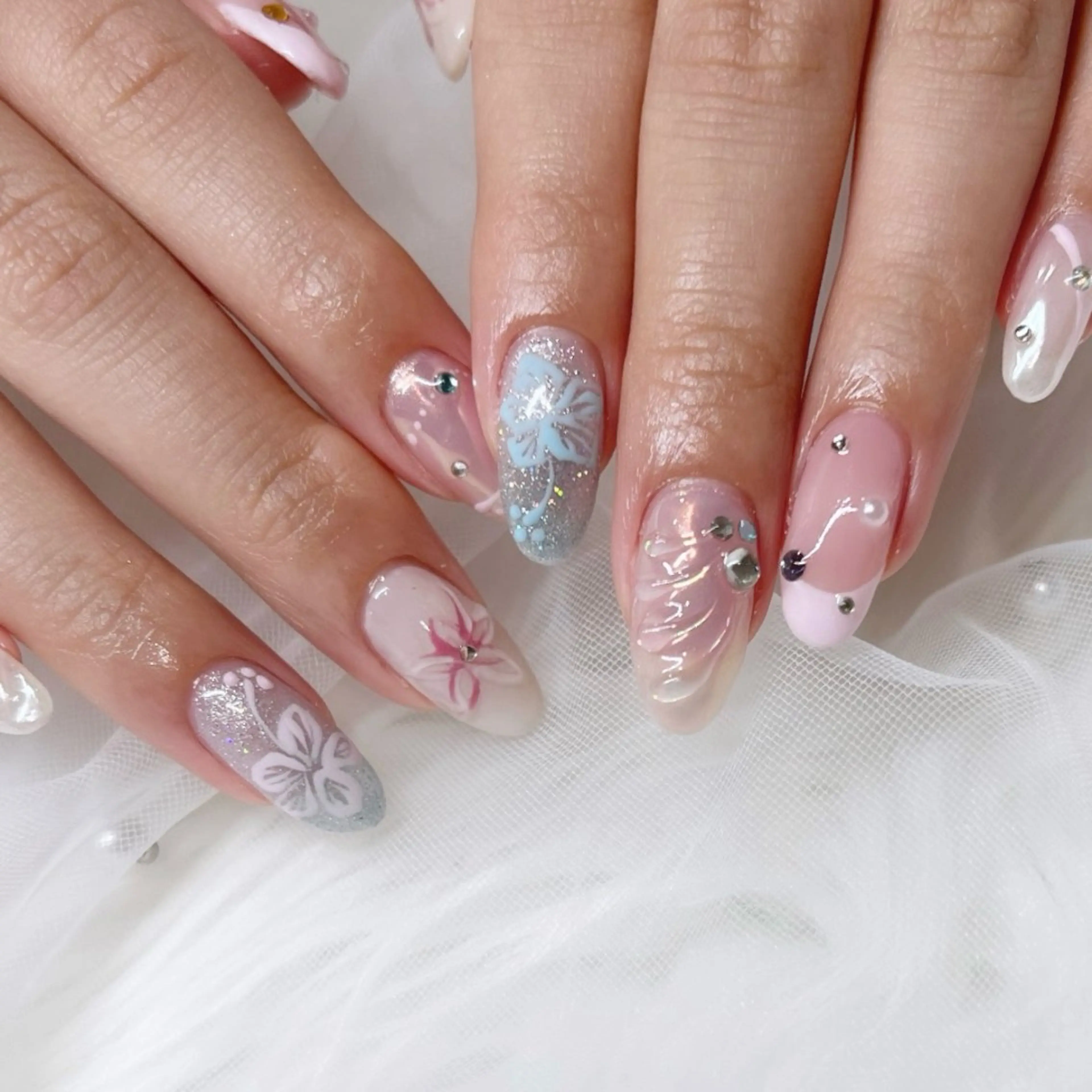 ネイル ハンドネイル nail salon FLUFFYのネイルデザイン