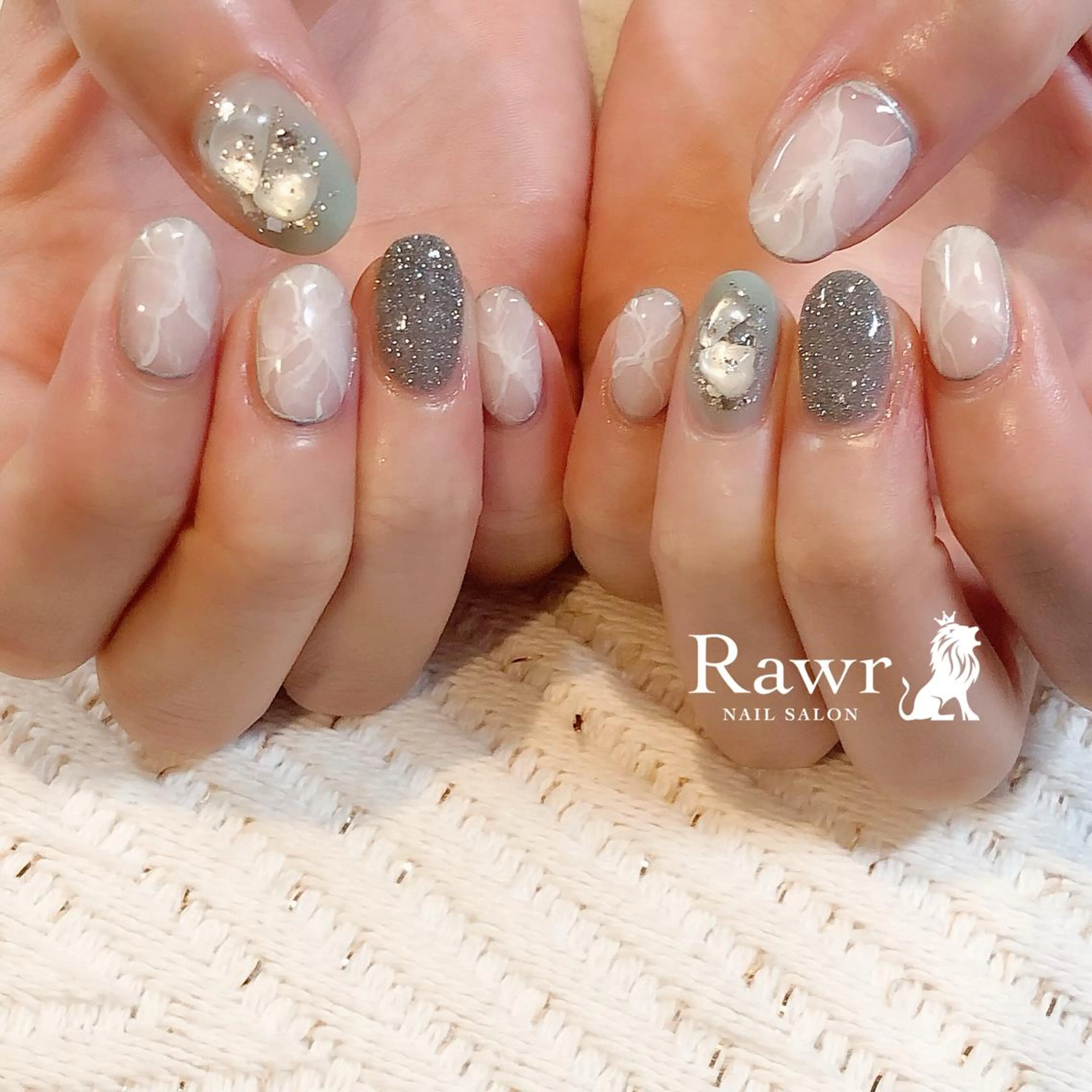 ネイル ハンドネイル Rawr / saoriのネイルデザイン