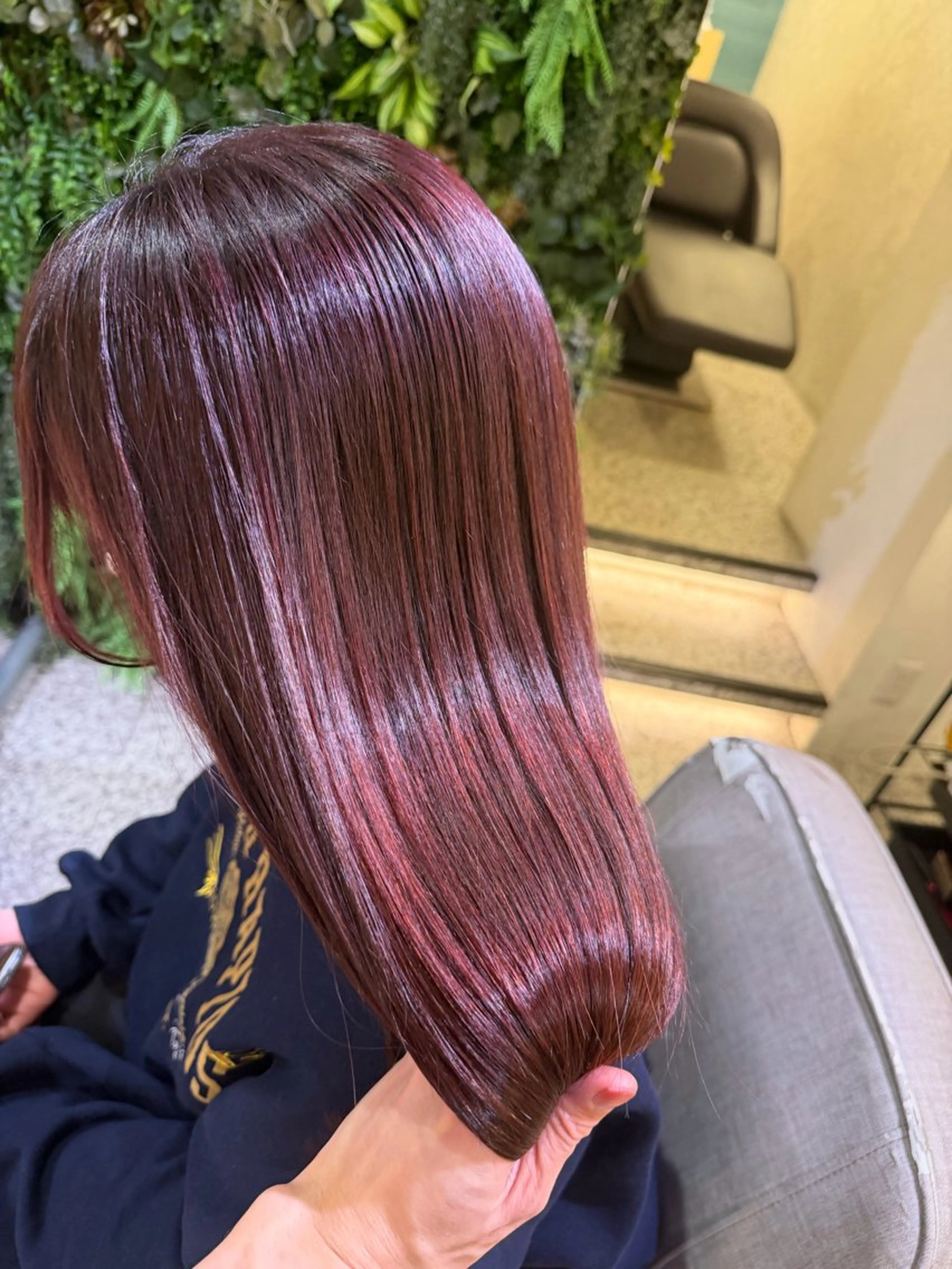 ロング カラー 吉良祐樹 レイヤー/艶カラーのヘアスタイル