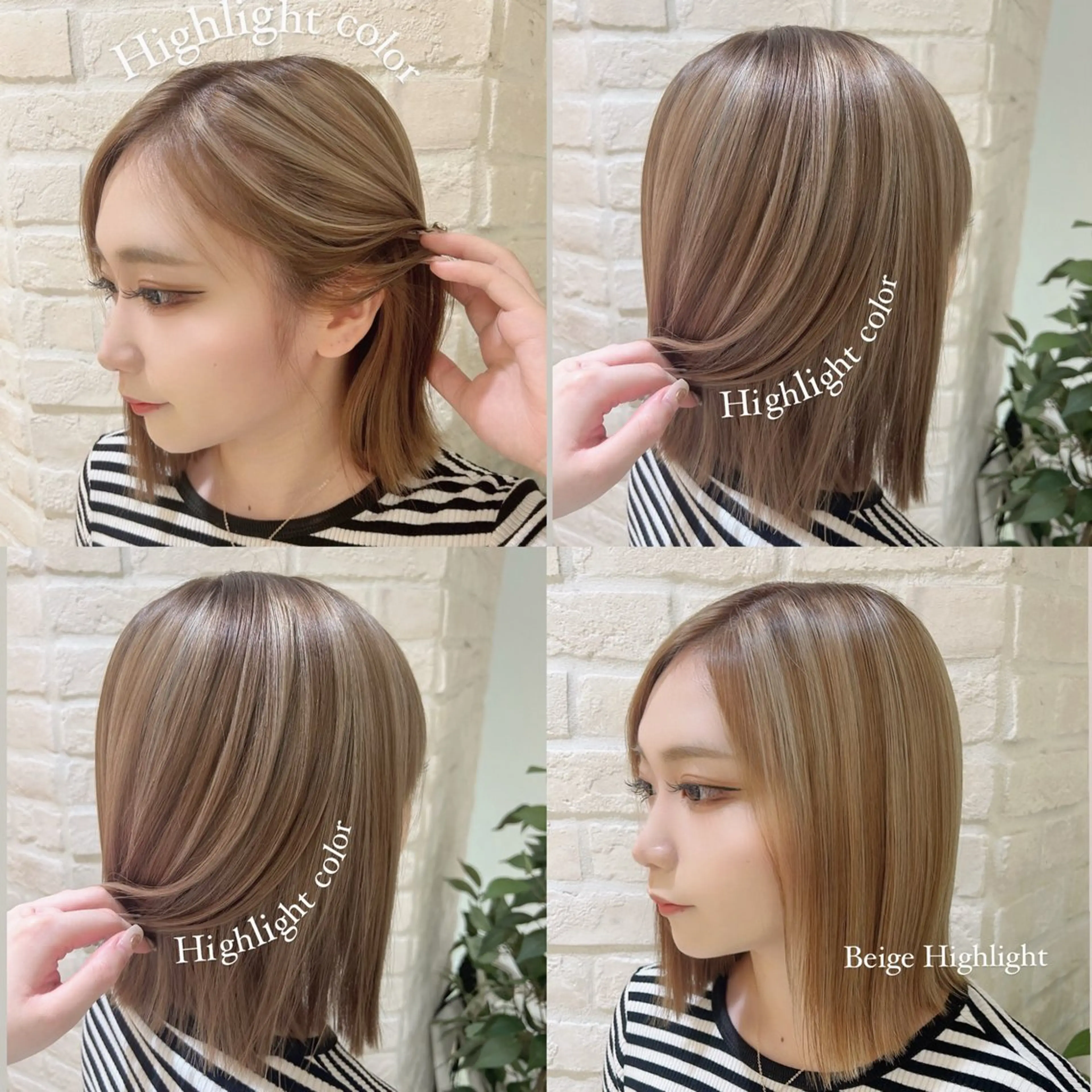 ミディアム カラー ヘアカラー momoha 『モテヘア🍓』のヘアスタイル