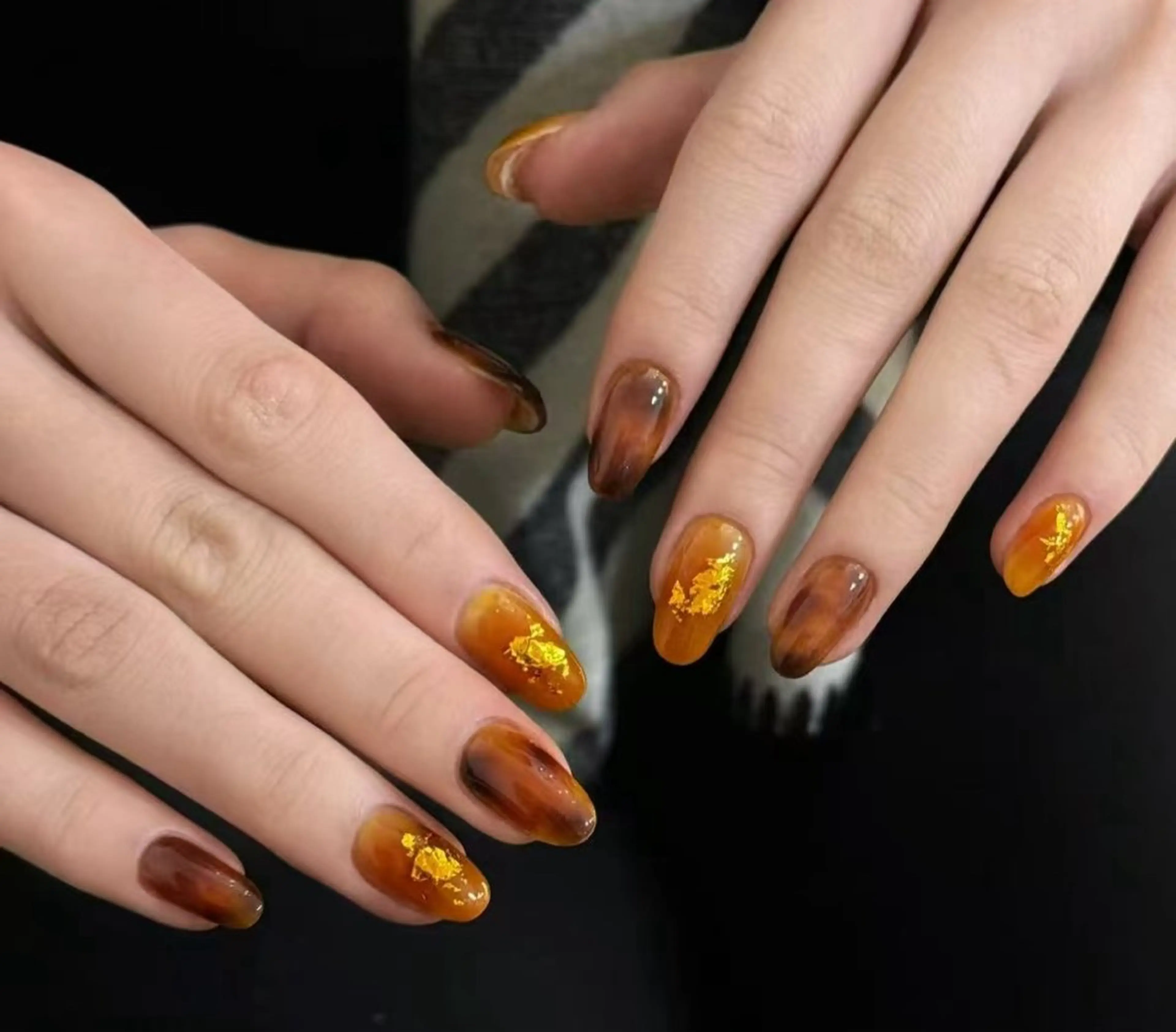 ネイル オーロラネイル フラワーネイル フットネイル フレンチネイル ジェルネイル ハンドネイル BabyYouMi nailのネイルデザイン