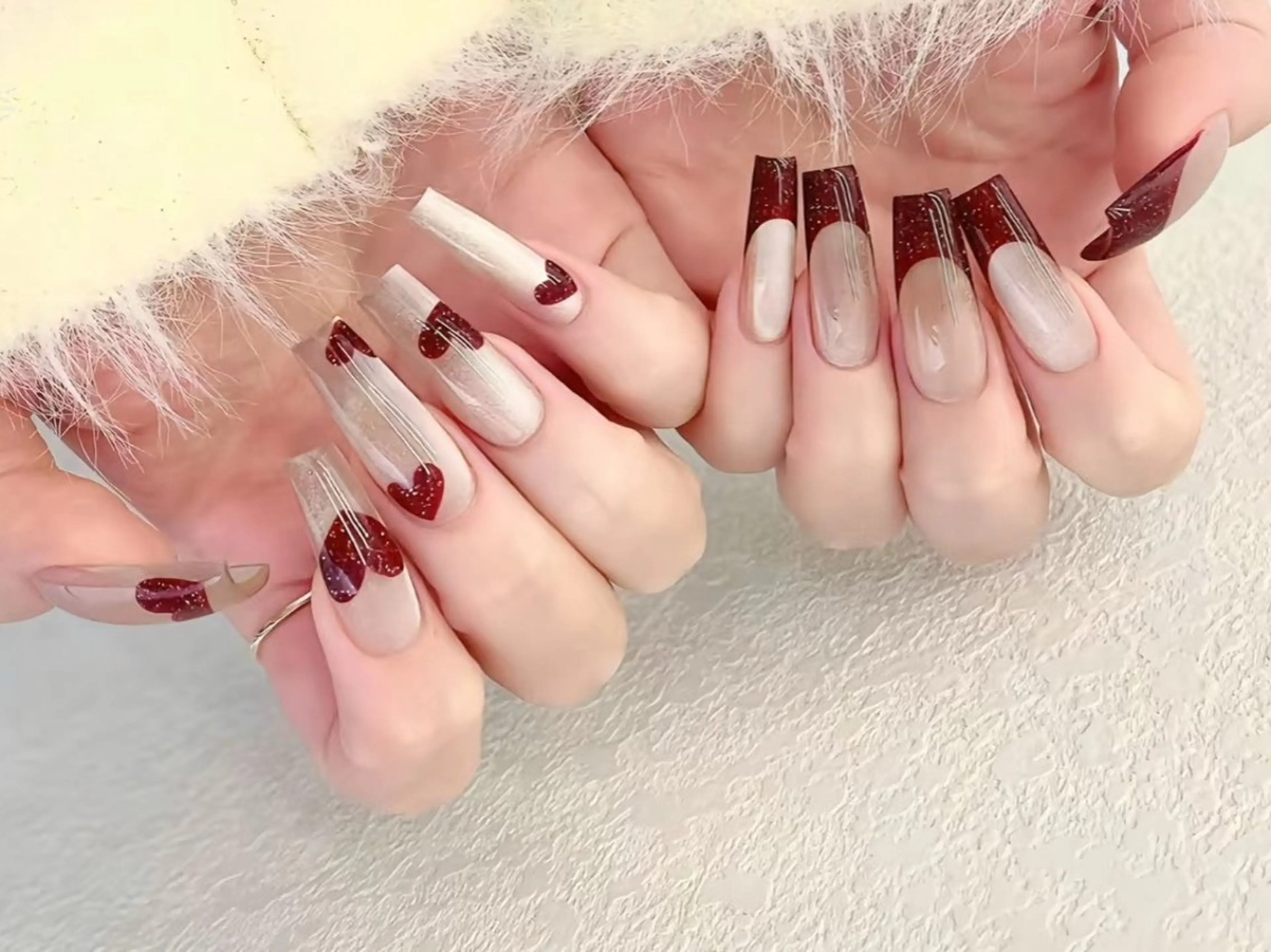 【オフあり】チップ長さ出し＋持ち込みシンプルデザイン90分の写真