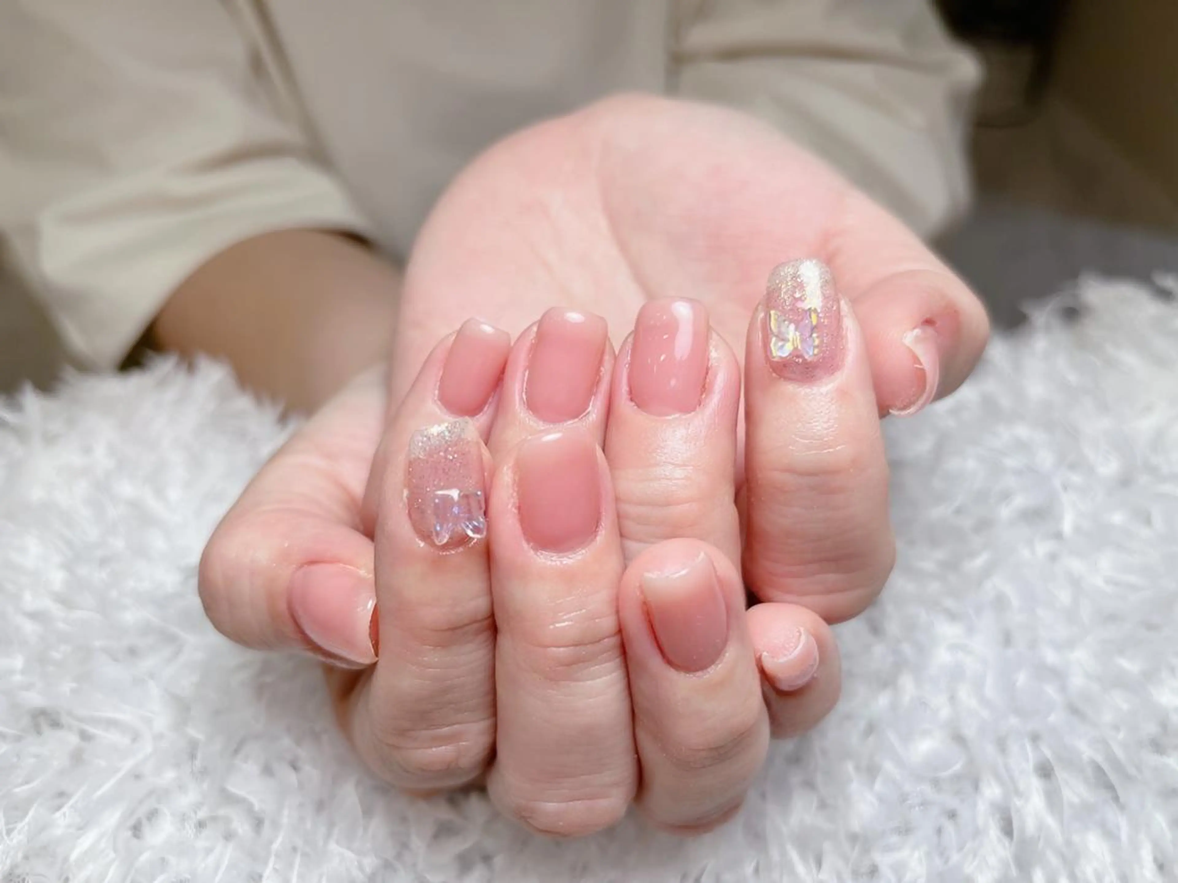 ネイル 🤎mini 🤍可愛らしいネイルのネイルデザイン