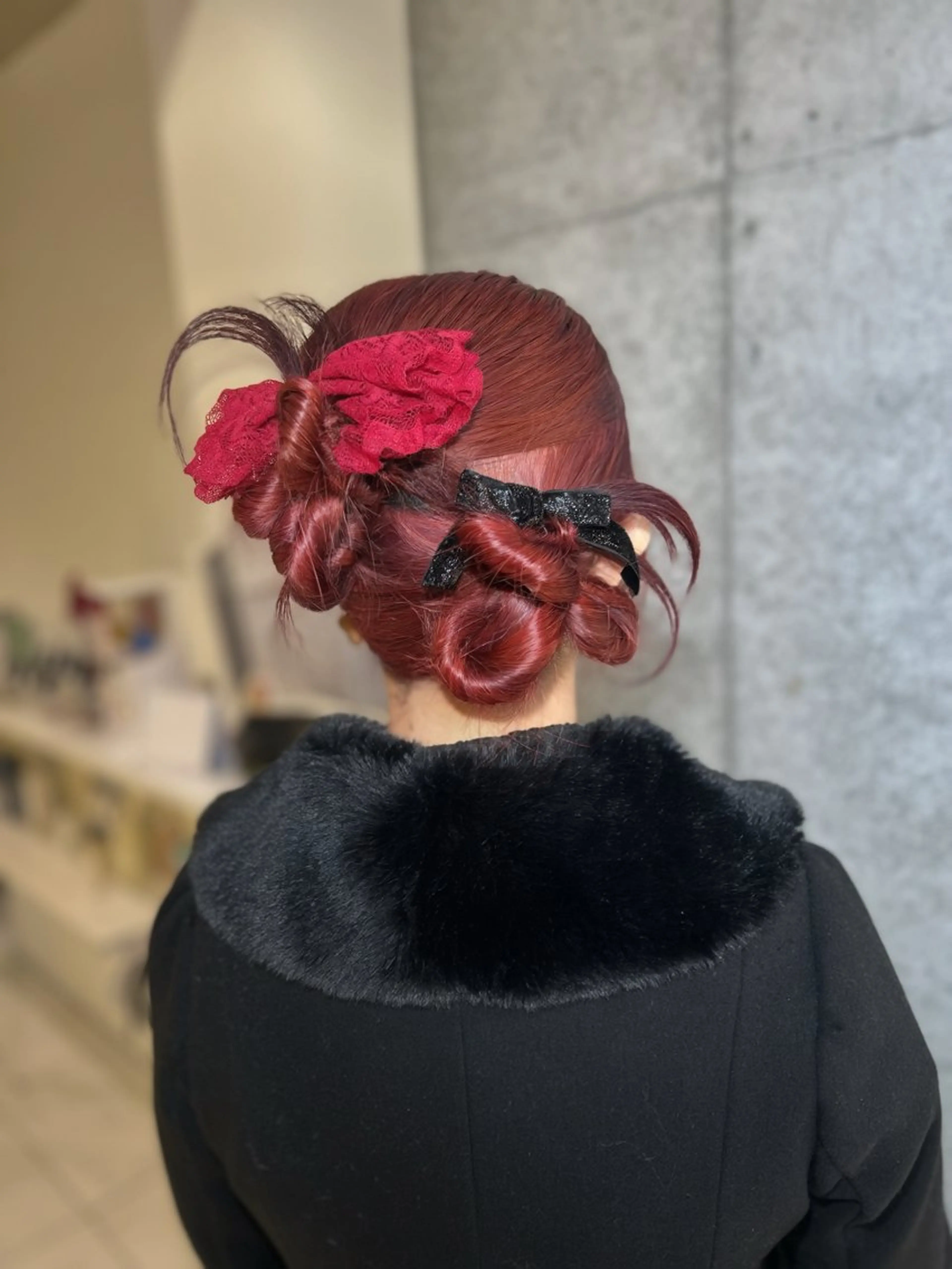 ヘアアレンジ ️💜akari💜 ハイトーン/レイヤーのヘアスタイル