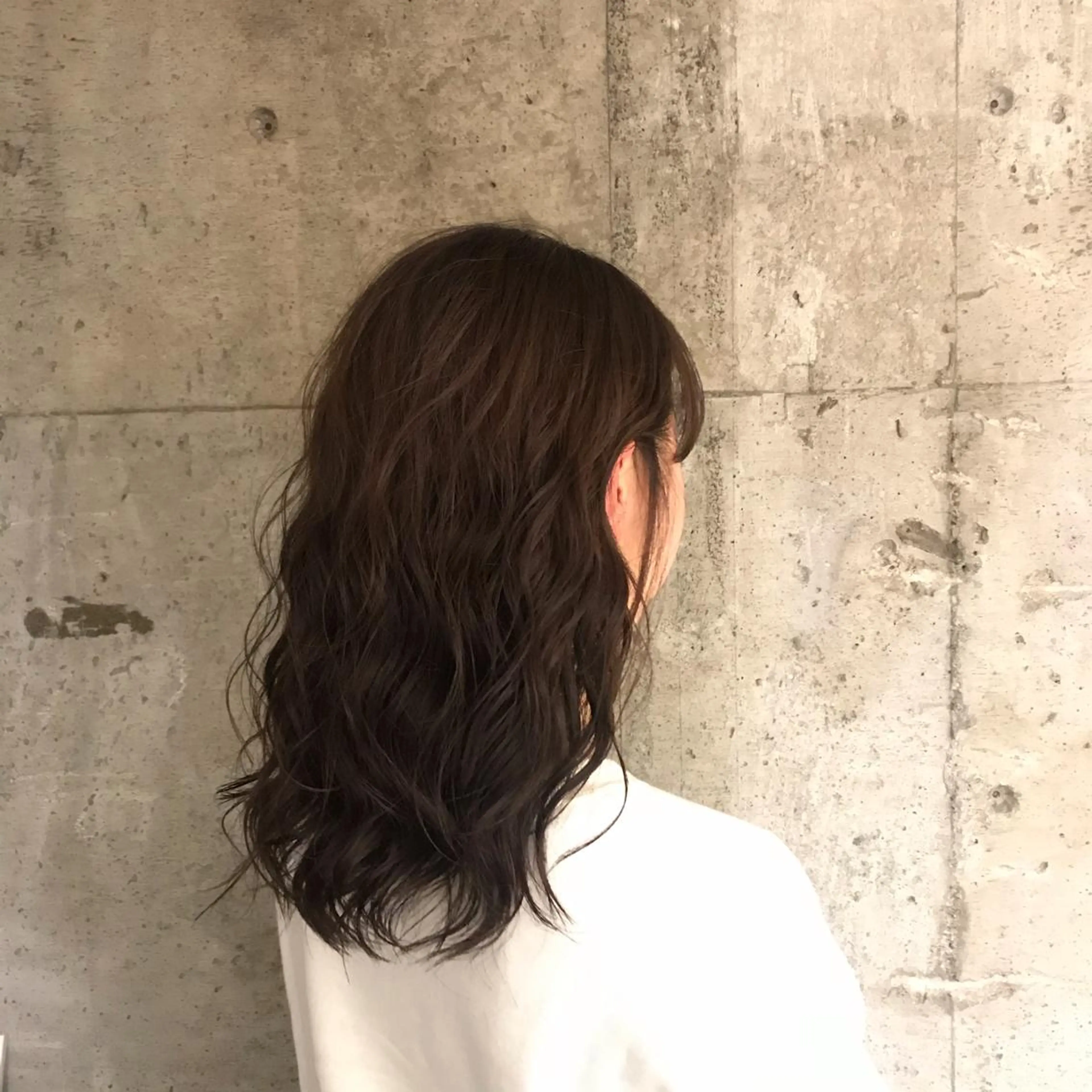 ロング カラー 透明感カラー 菅原 彩加のヘアスタイル