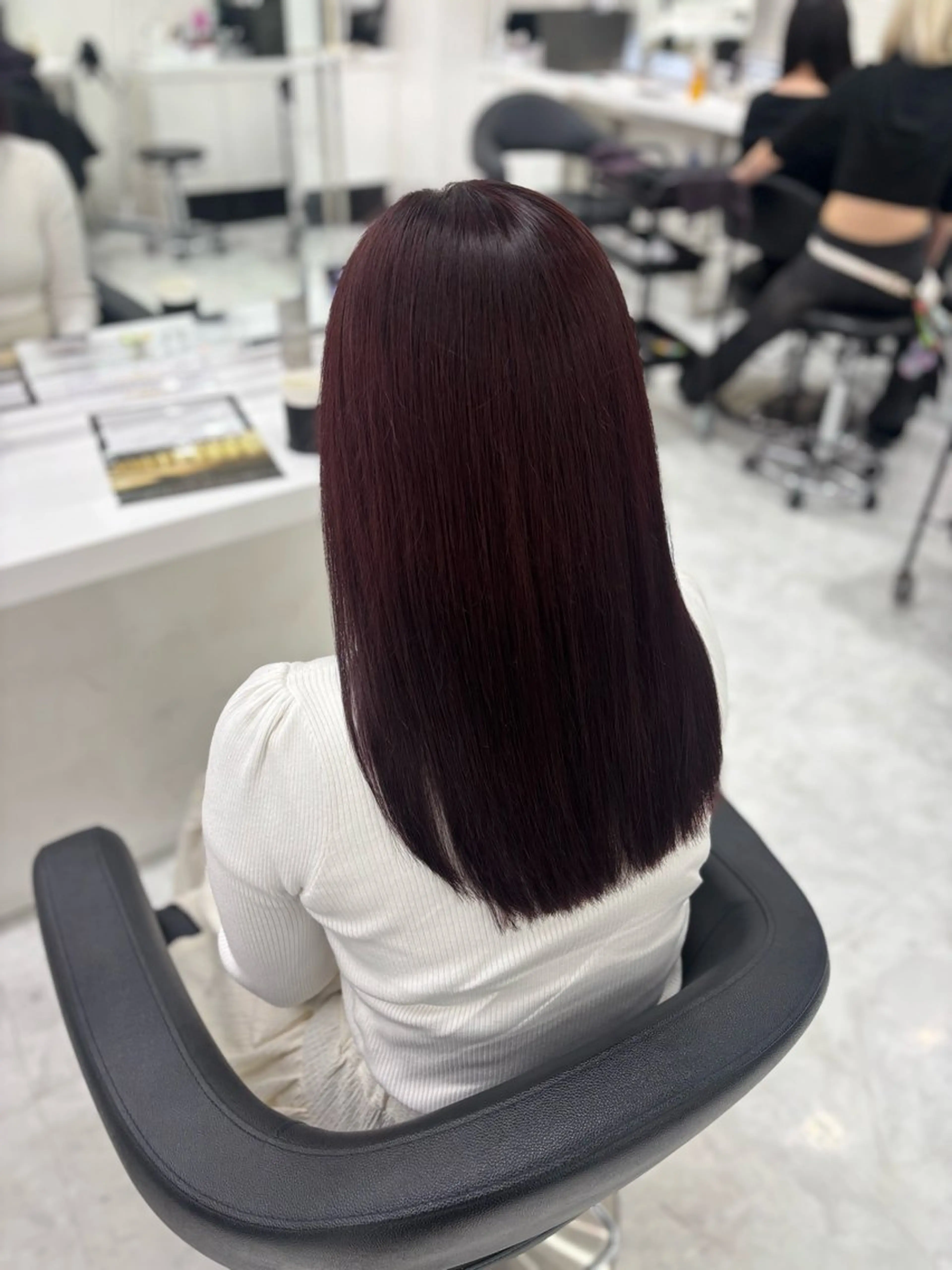 ロング カラー ヘアカラー 韓国トレンドヘア🤍 Chima🤍のヘアスタイル