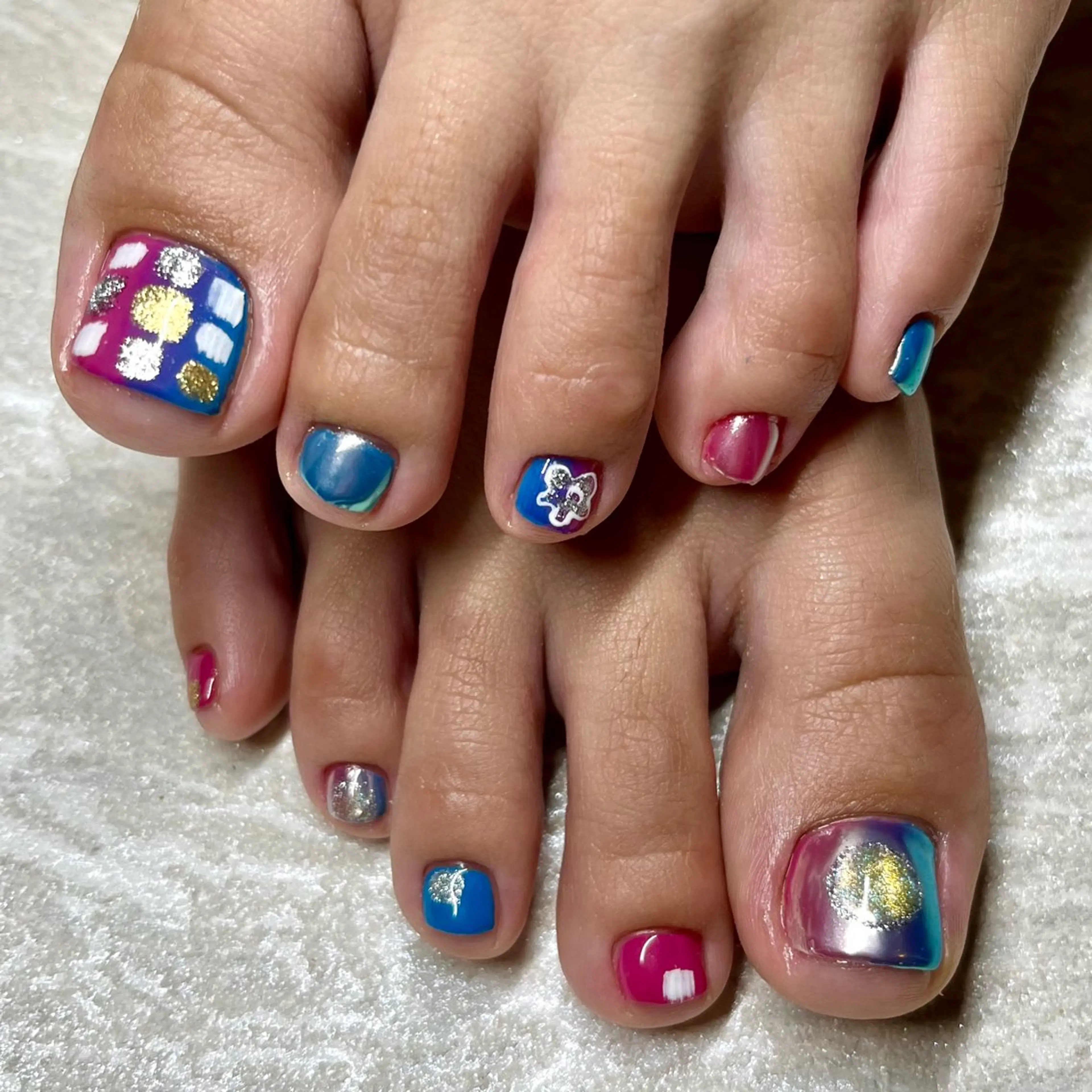 ネイル フットネイル ネイルスタジオ コスタ•デルマールのネイルデザイン