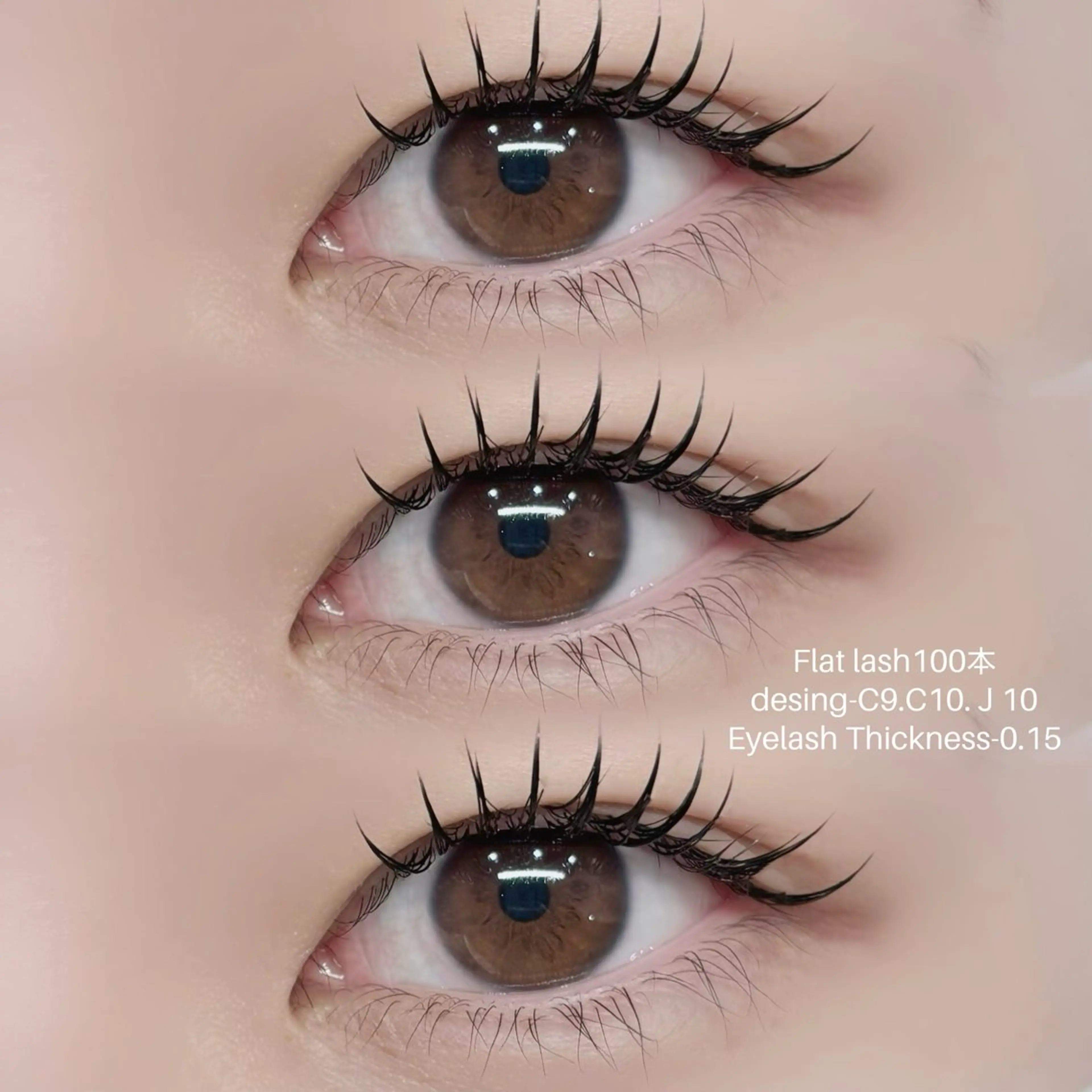 マツエク・マツパ フラットラッシュ Fericia 🎀ERIKAのマツエク・マツパデザイン