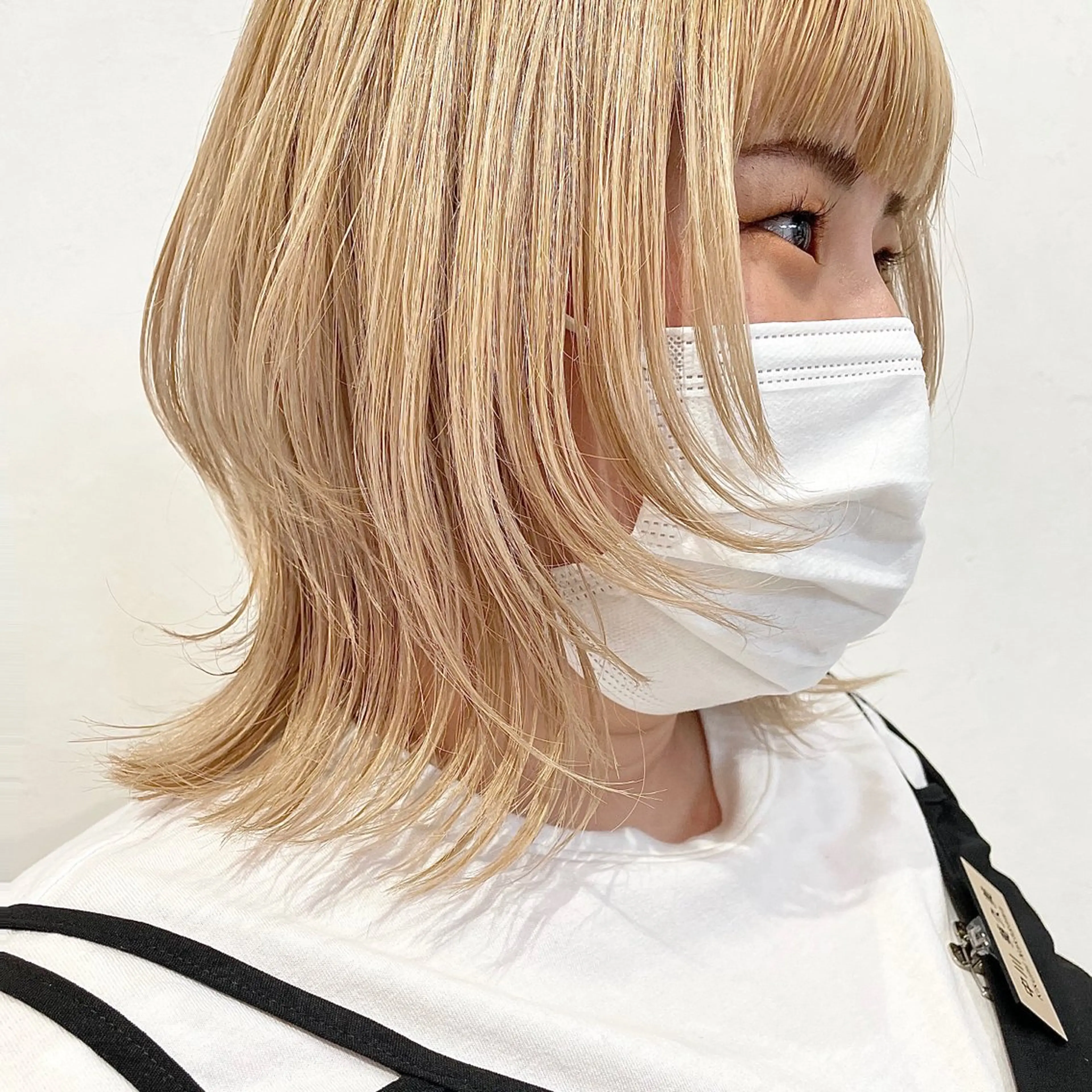 ミディアム ウルフカット カット 村上 遥香 店長スタイリストのヘアスタイル