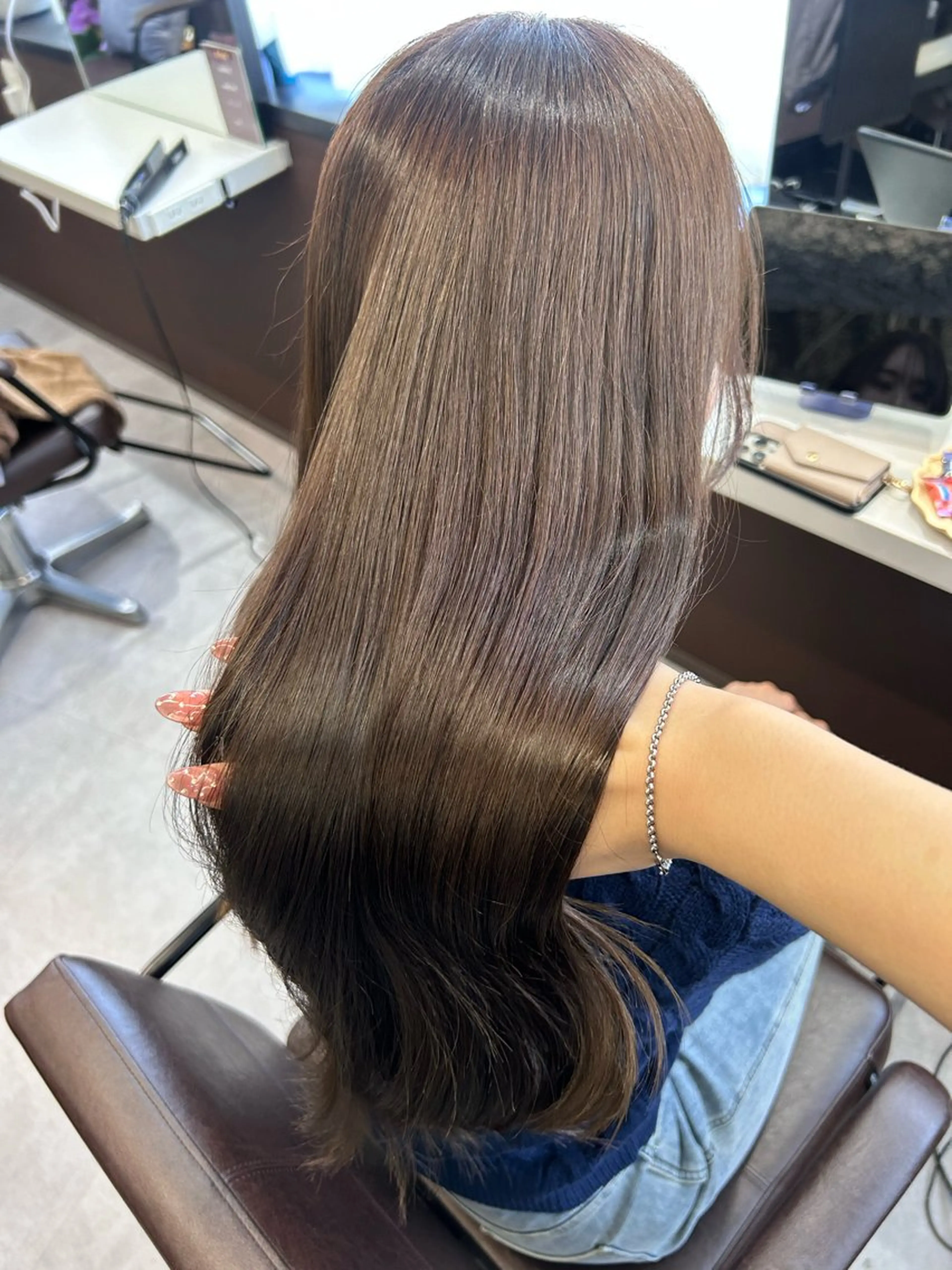 ロング カラー 韓国×髪質改善カラー 💎hinaのヘアスタイル