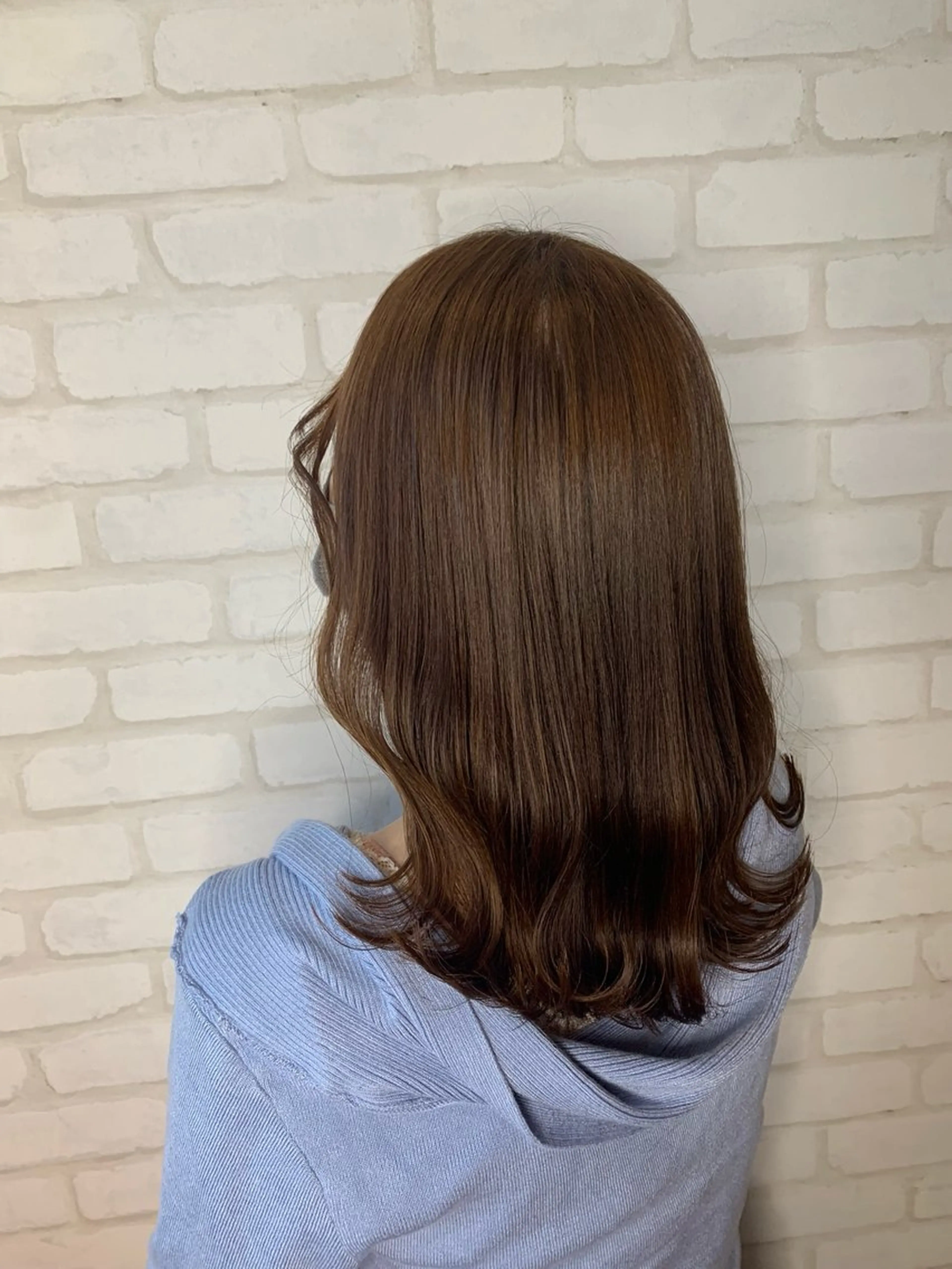 セミロング oasis川越店所属・秋葉 万柚子のヘアスタイル