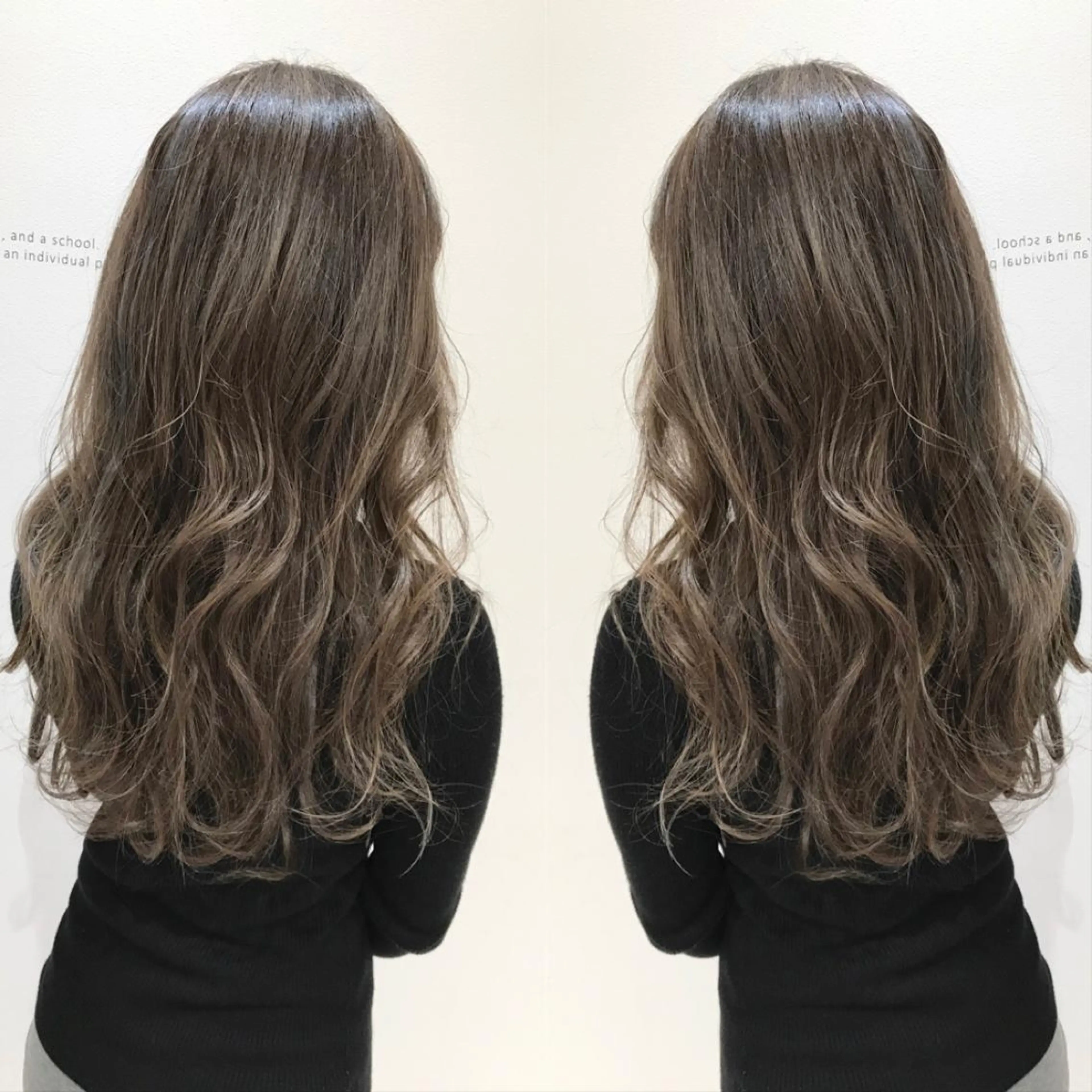 セミロング カラー ヘアカラー トリートメント mahaloha千代田所属・大橋 輝久のヘアスタイル