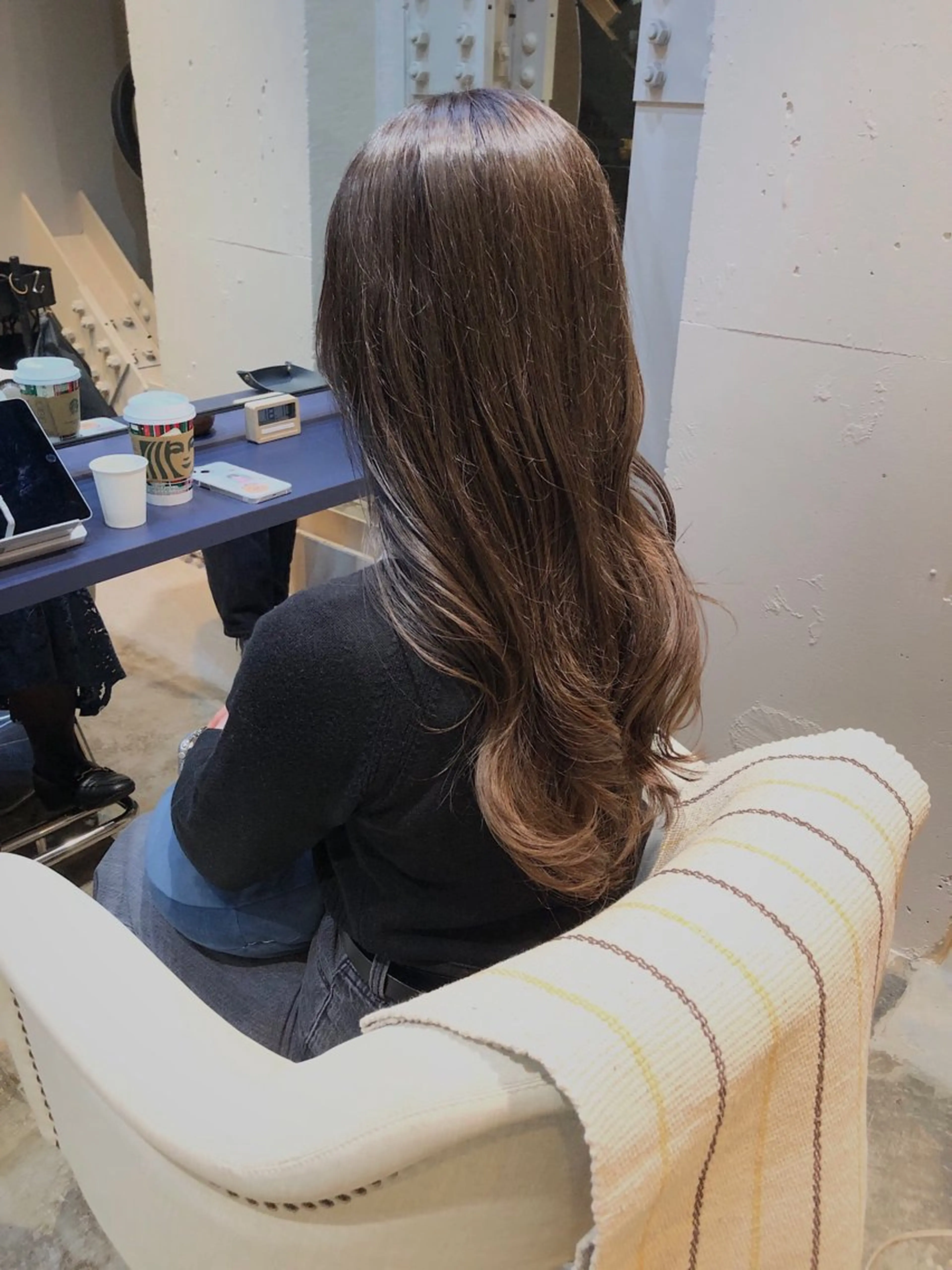 ヘアカラー＋4ステップトリートメント ¥9900の写真