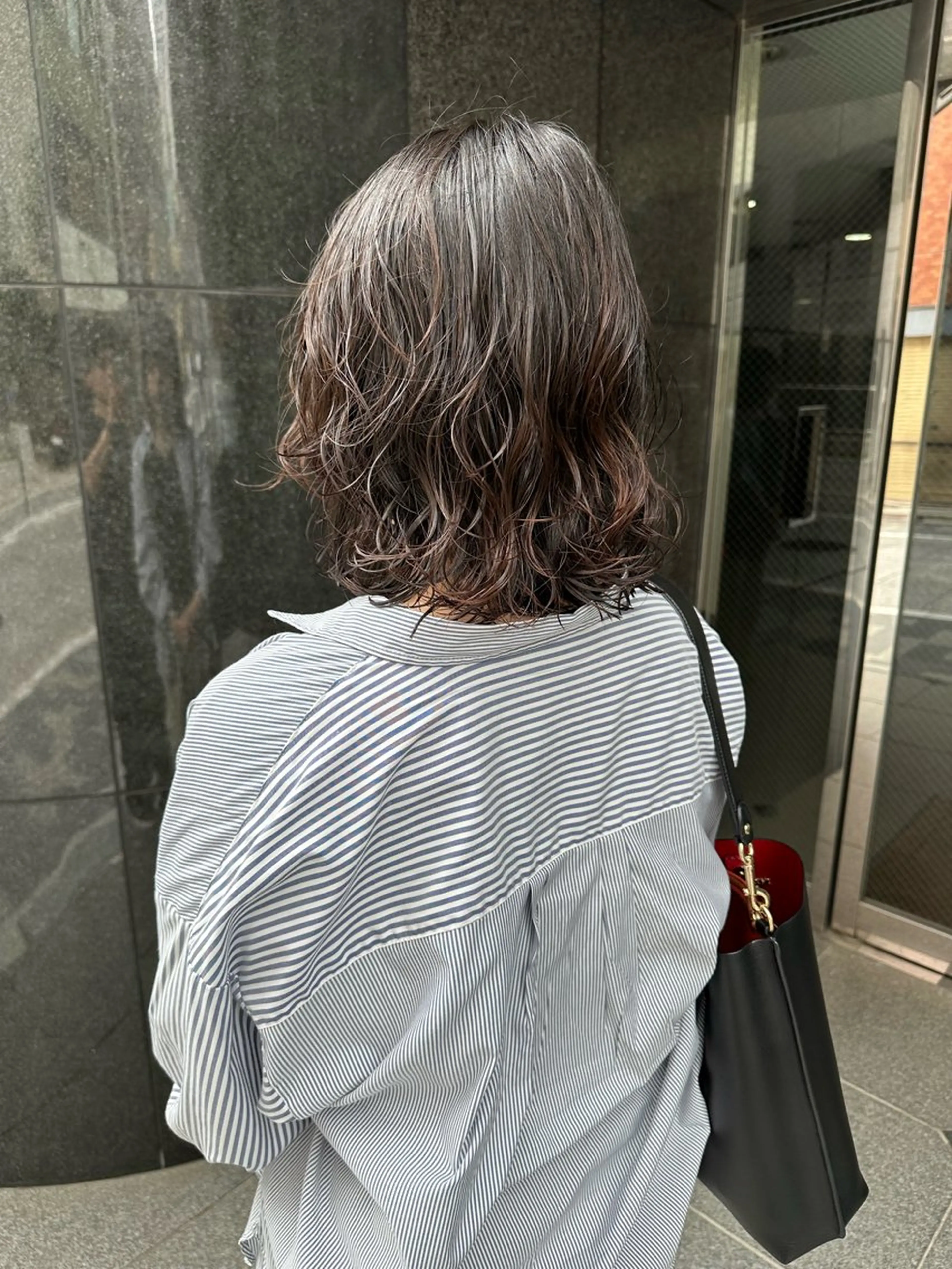 ミディアム パーマ 銀座No.1髪質改善 縮毛矯正/本木のヘアスタイル