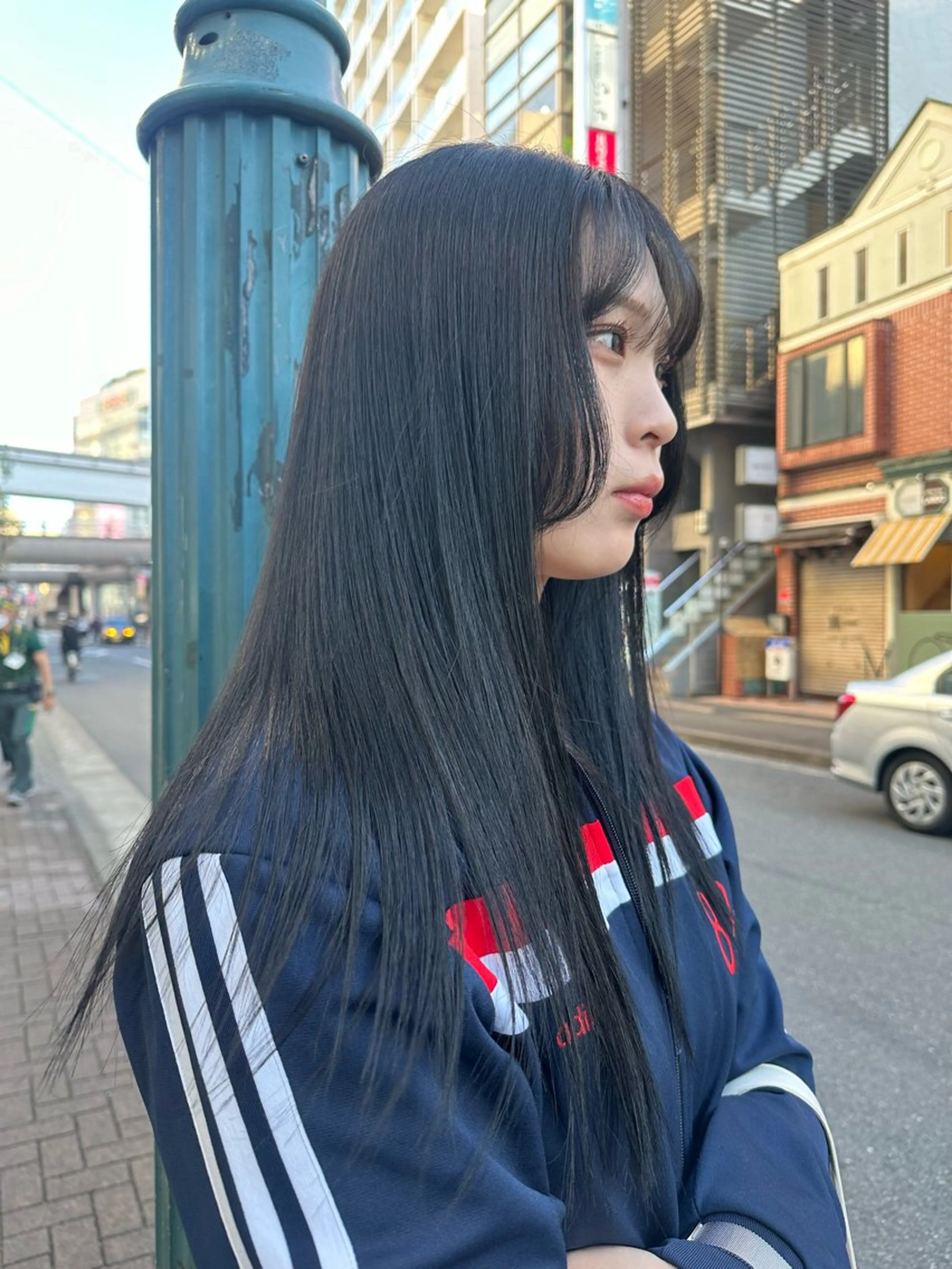 セミロング カラー ブリーチ ケアブリーチ ダブルカラー ハイトーンカラー インナーカラー Rei/ 縮毛矯正/ ハイライトカラー募集のヘアスタイル