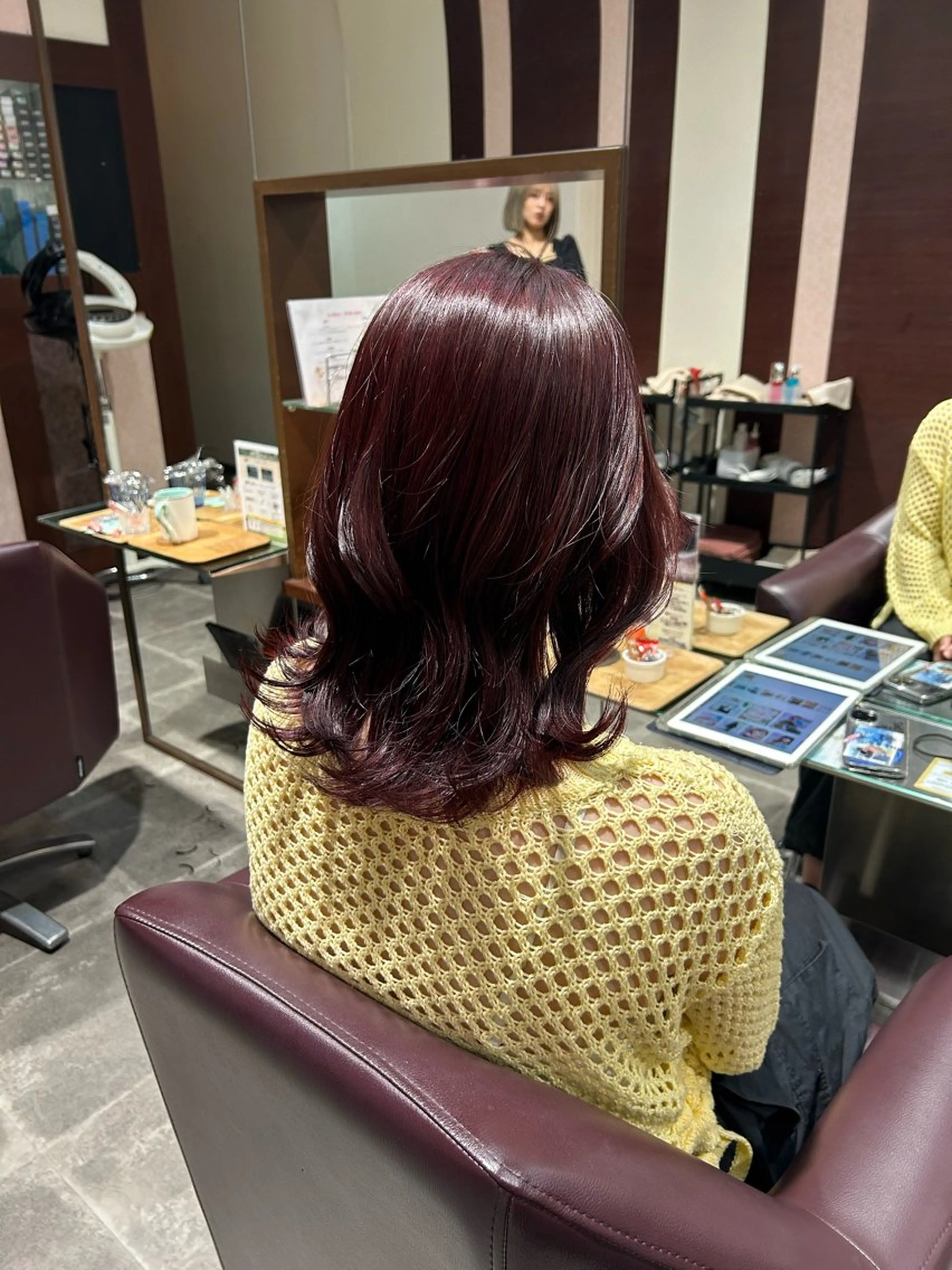 カラー ボルドーカラー カット ヘアカラー トリートメント La Bless所属・LaBless 天王寺RINOのヘアスタイル